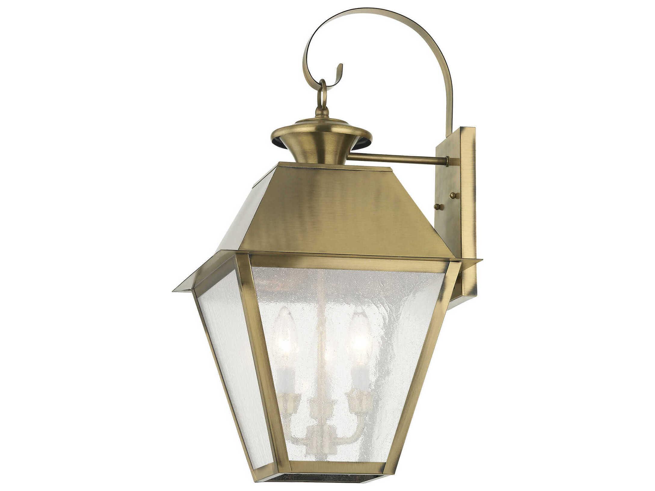 Livex Lighting Mansfield 3 - Light Outdoor Wall Light