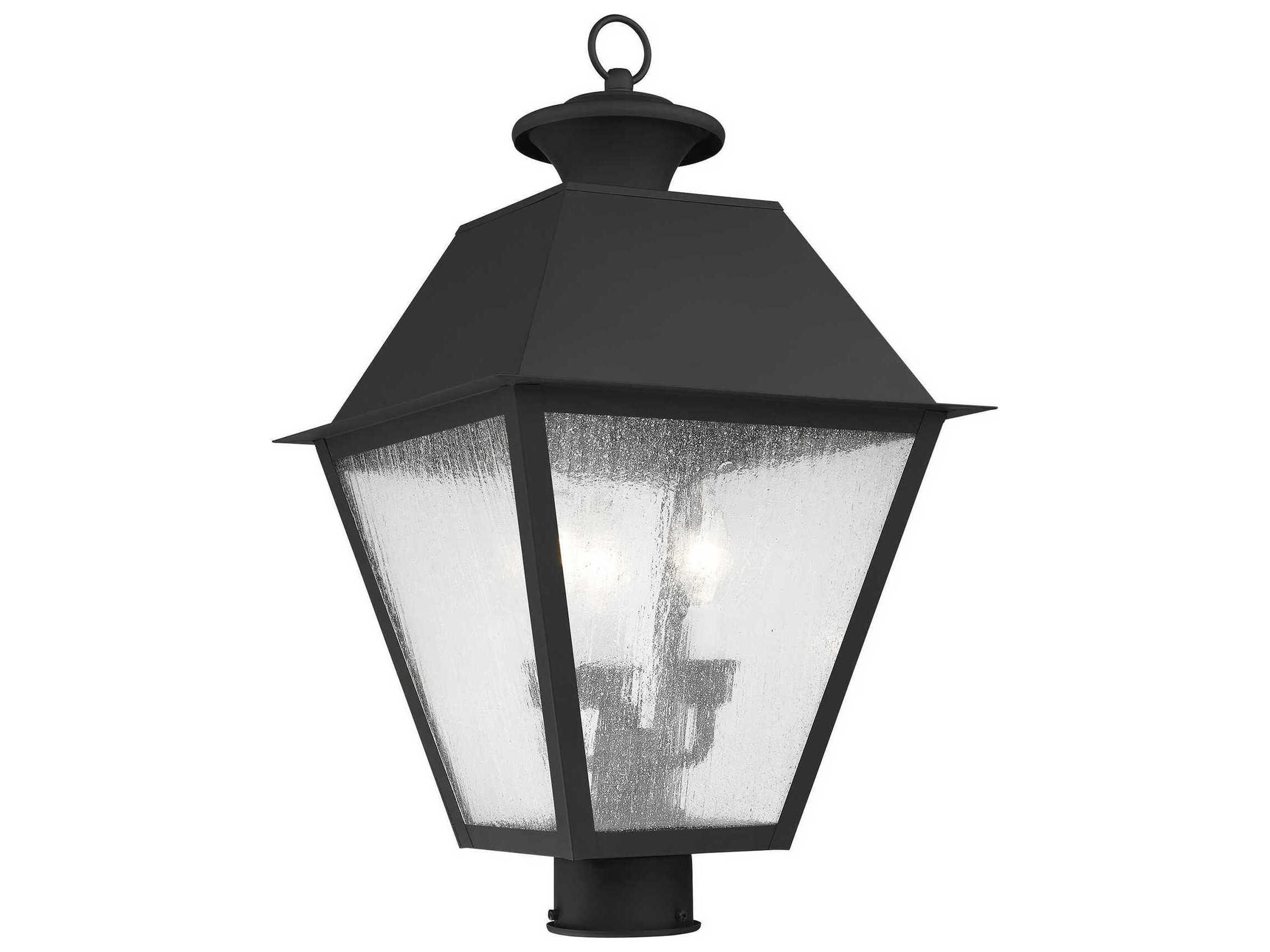 Livex Lighting Mansfield 3 - Light Outdoor Post Light