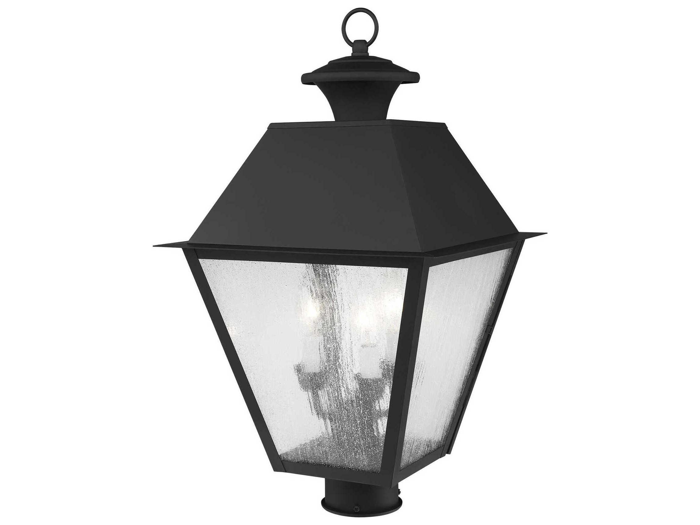 Livex Lighting Mansfield 3 - Light Outdoor Post Light