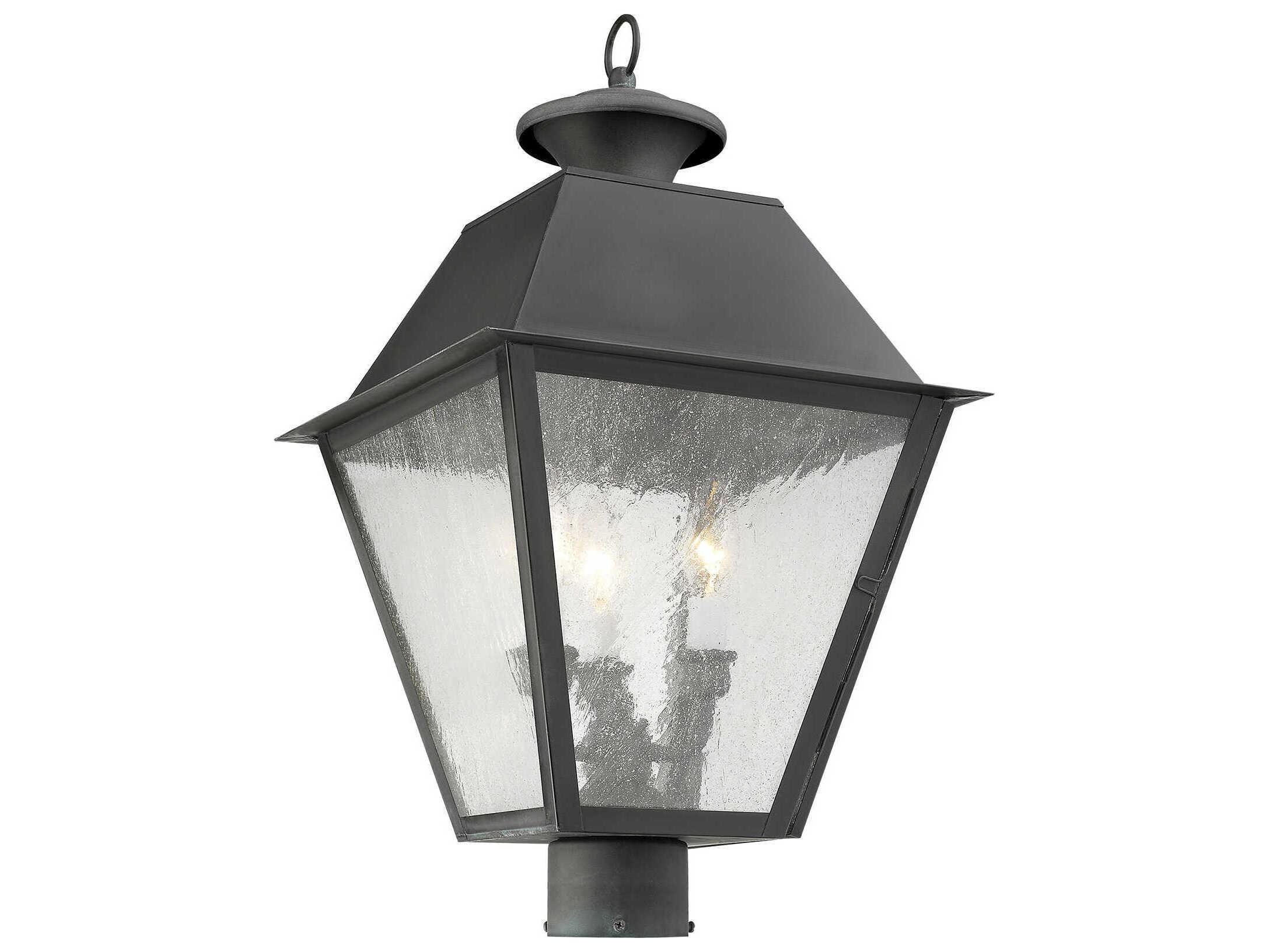 Livex Lighting Mansfield 3 - Light Outdoor Post Light