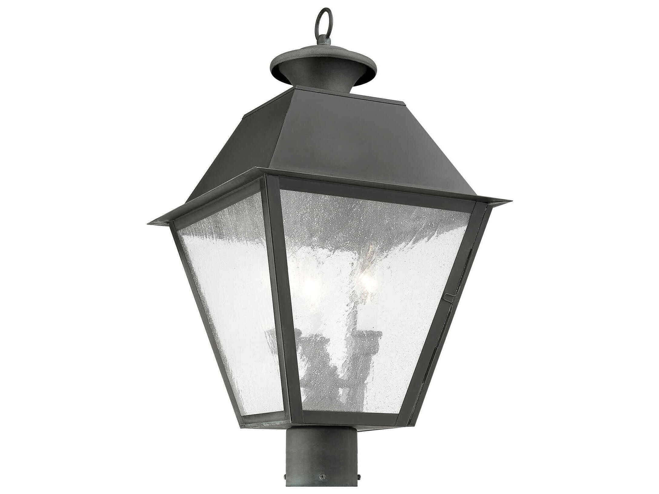 Livex Lighting Mansfield 3 - Light Outdoor Post Light