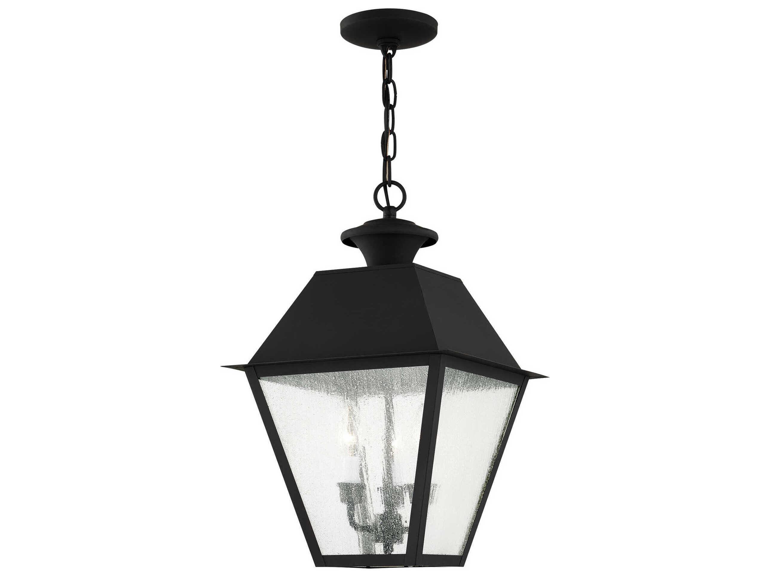Livex Lighting Mansfield 3 - Light Outdoor Ceiling Light