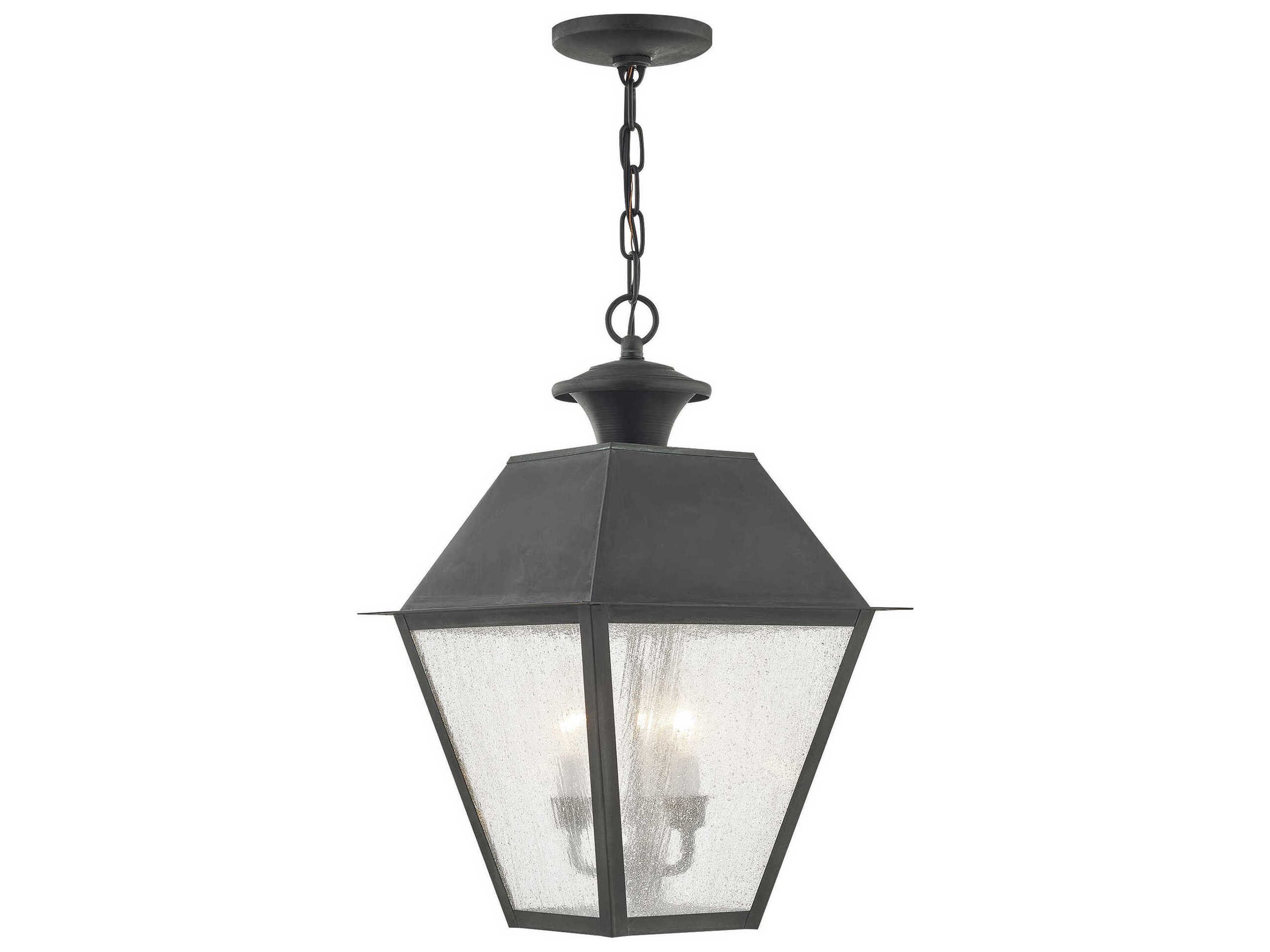 Livex Lighting Mansfield 3 - Light Outdoor Hanging Light