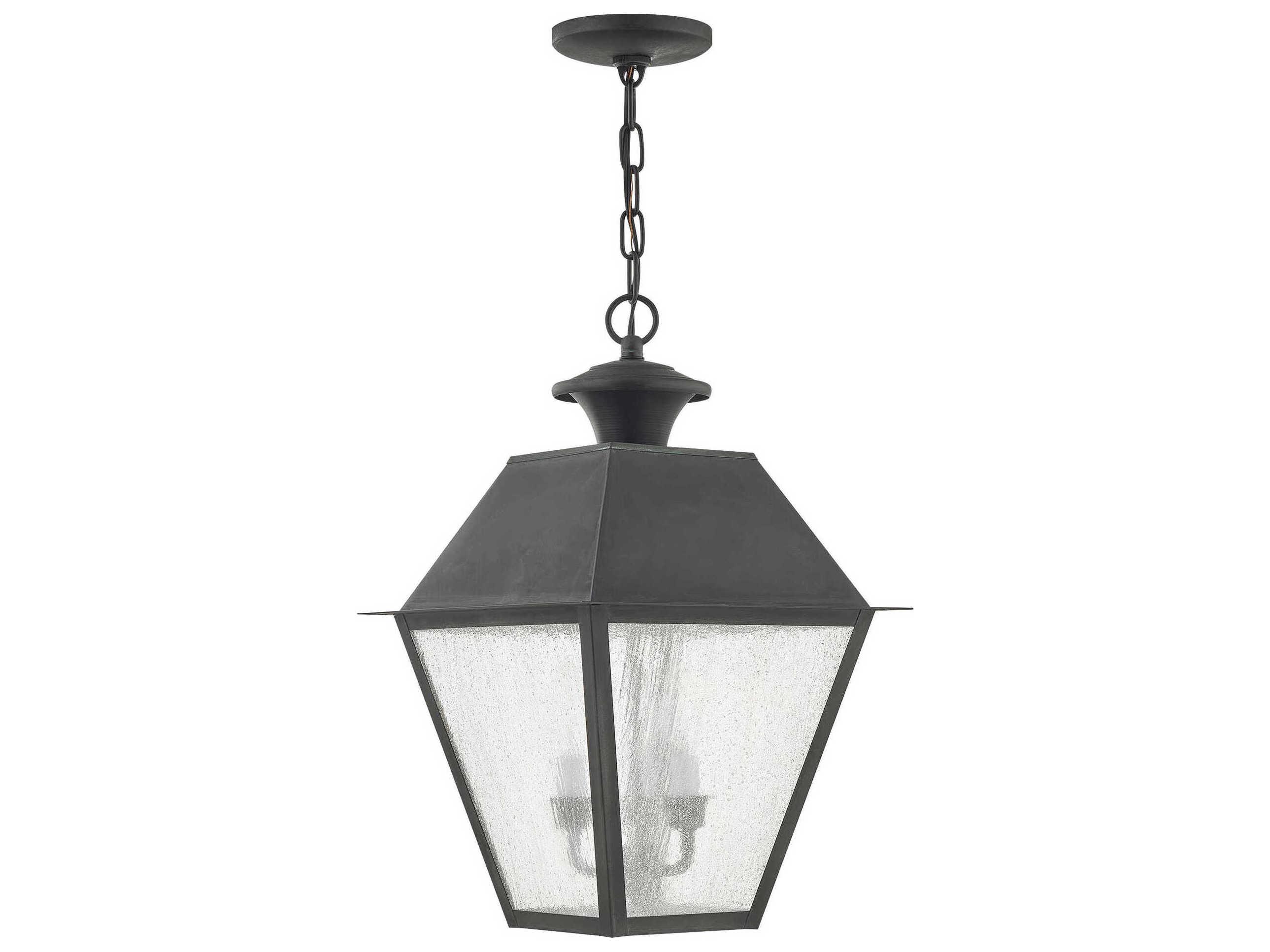 Livex Lighting Mansfield 3 - Light Outdoor Hanging Light
