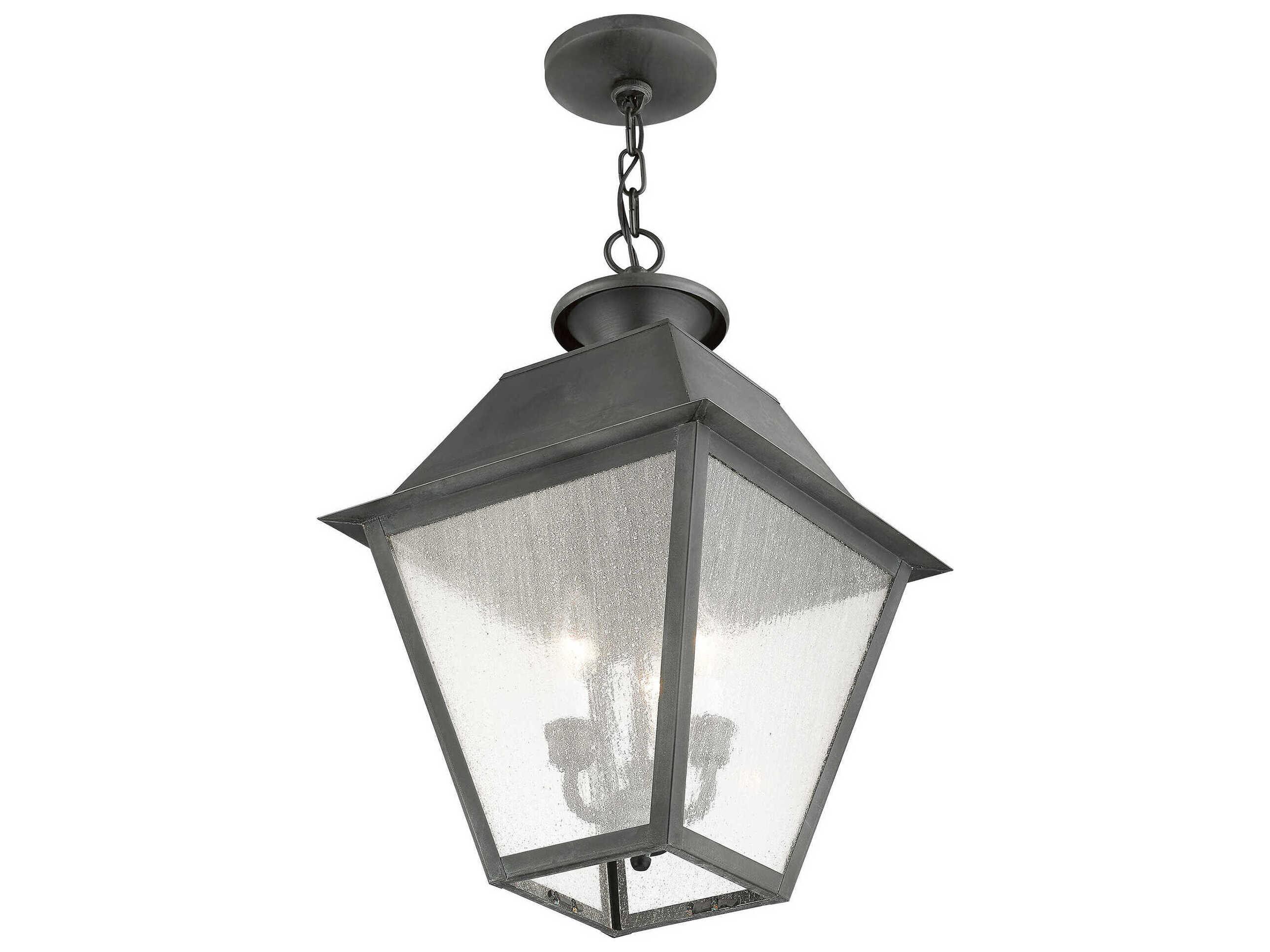 Livex Lighting Mansfield 3 - Light Outdoor Hanging Light