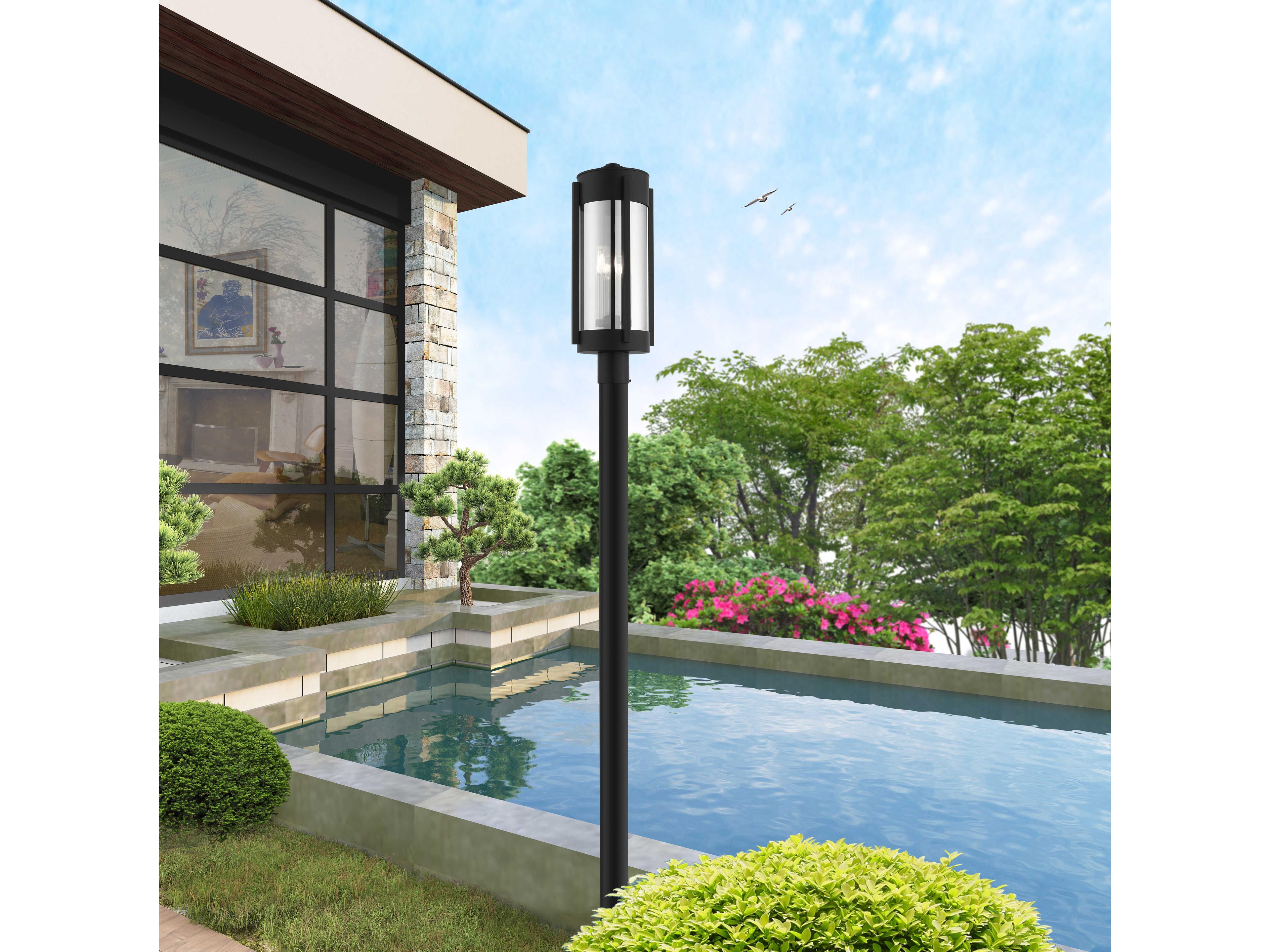 Livex Lighting Sheridan 3 - Light Outdoor Post Light