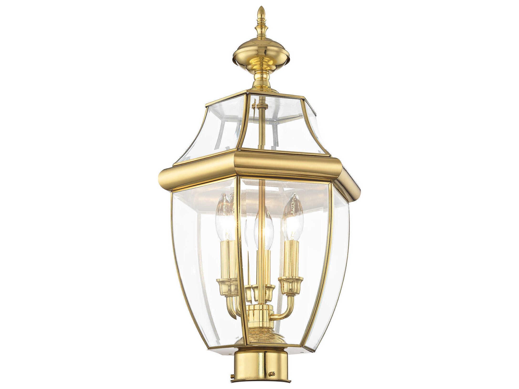 Livex Lighting Monterey 3 - Light Outdoor Post Light