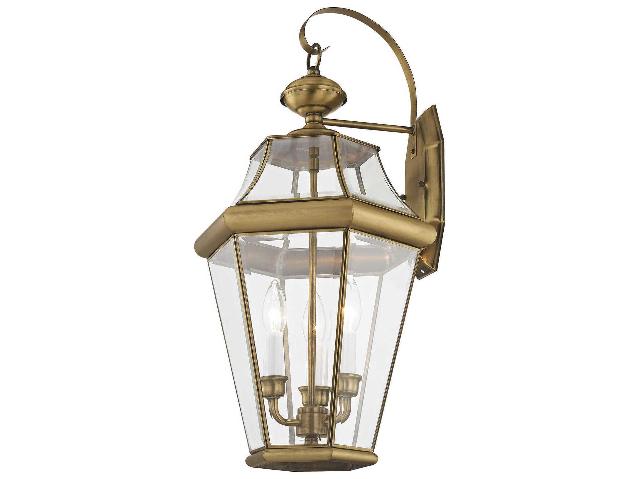 Livex Lighting Georgetown 3 - Light Outdoor Wall Light