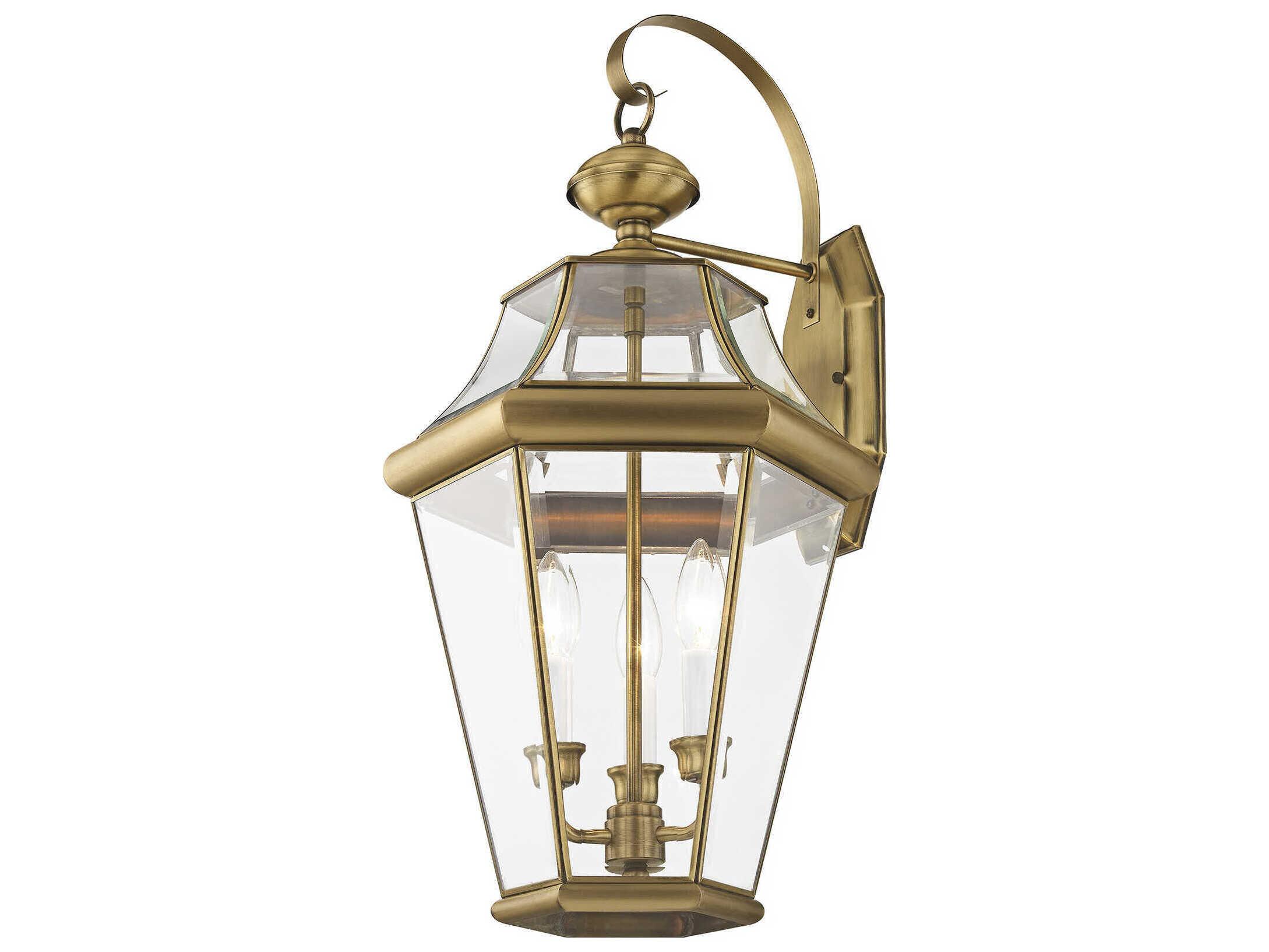 Livex Lighting Georgetown 3 - Light Outdoor Wall Light