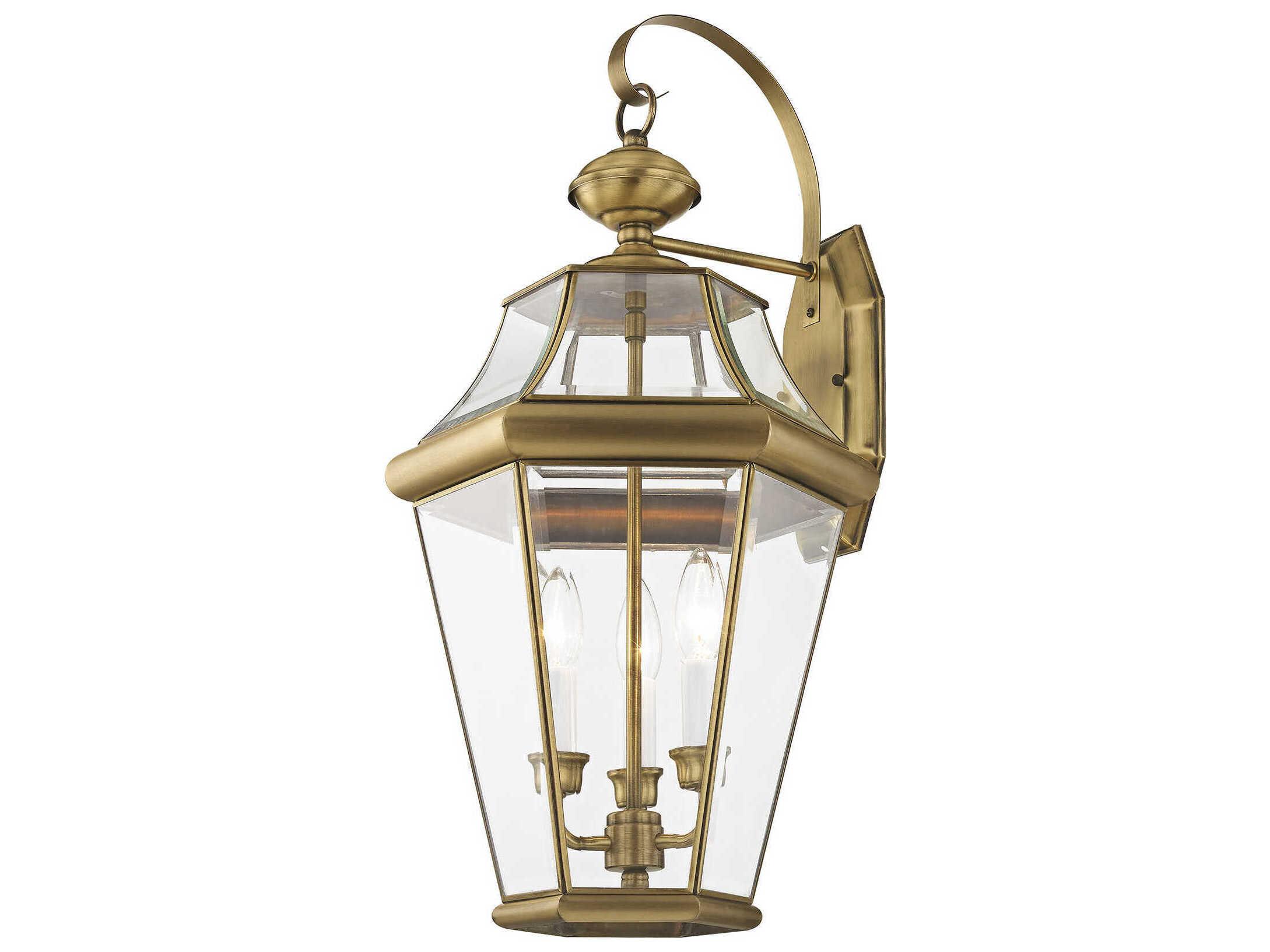 Livex Lighting Georgetown 3 - Light Outdoor Wall Light