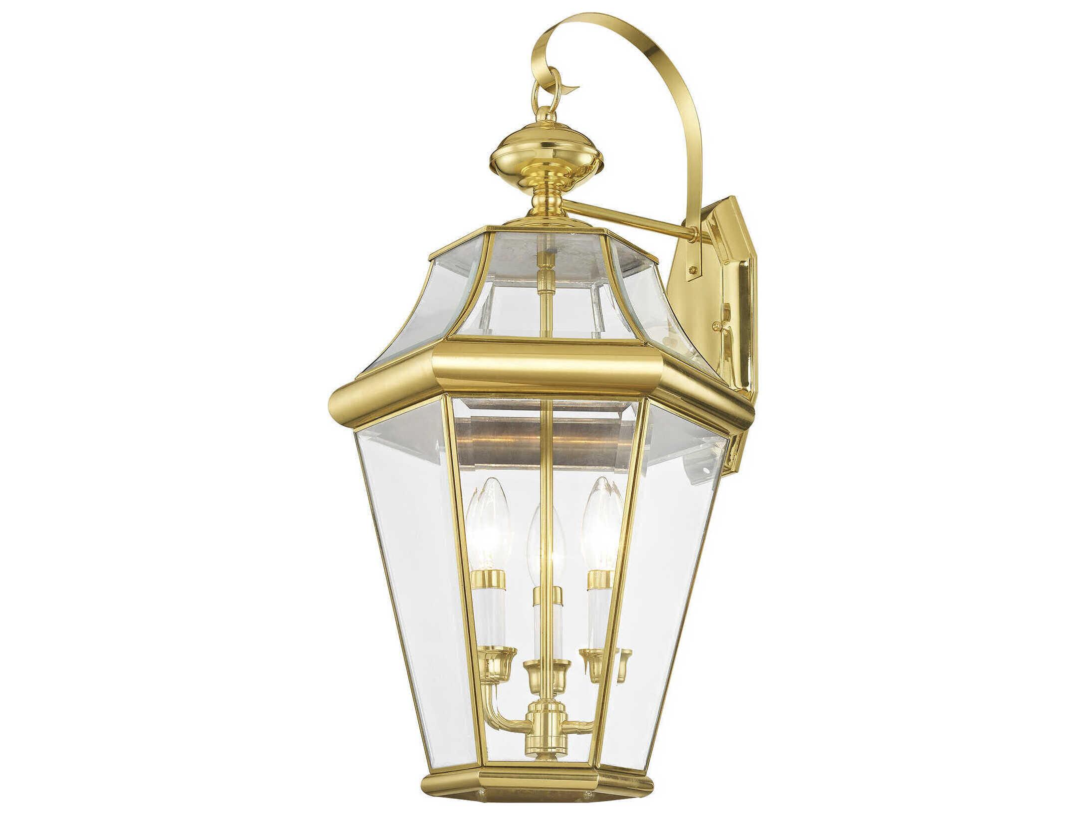 Livex Lighting Georgetown 3 - Light Outdoor Wall Light