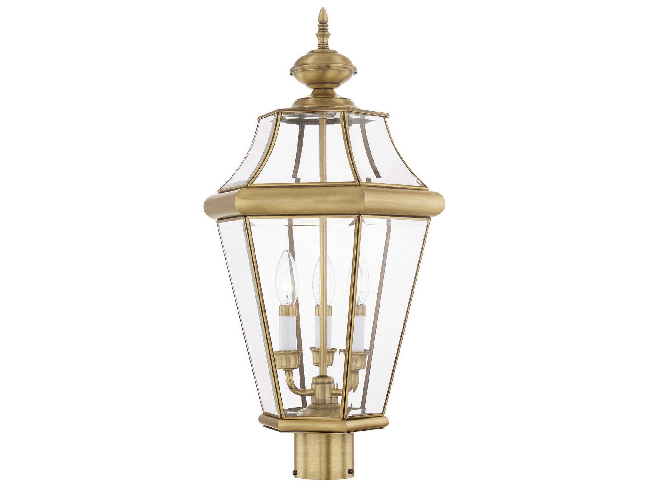 Livex Lighting Georgetown 3 - Light Outdoor Post Light