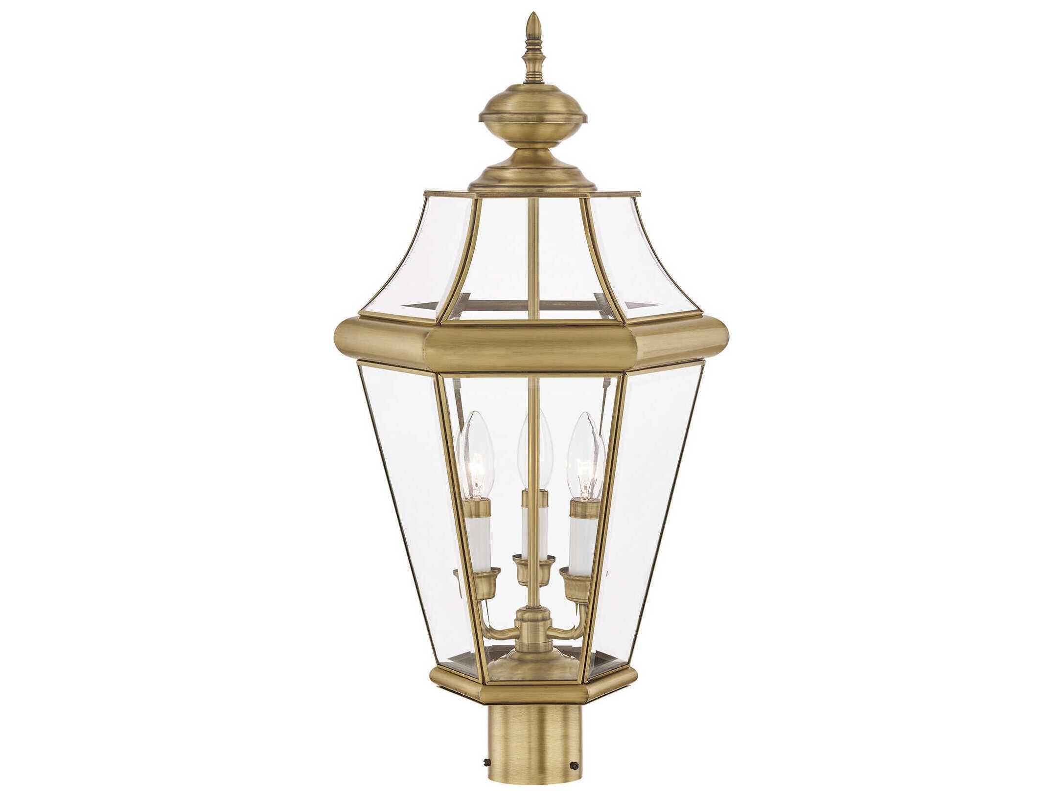 Livex Lighting Georgetown 3 - Light Outdoor Post Light
