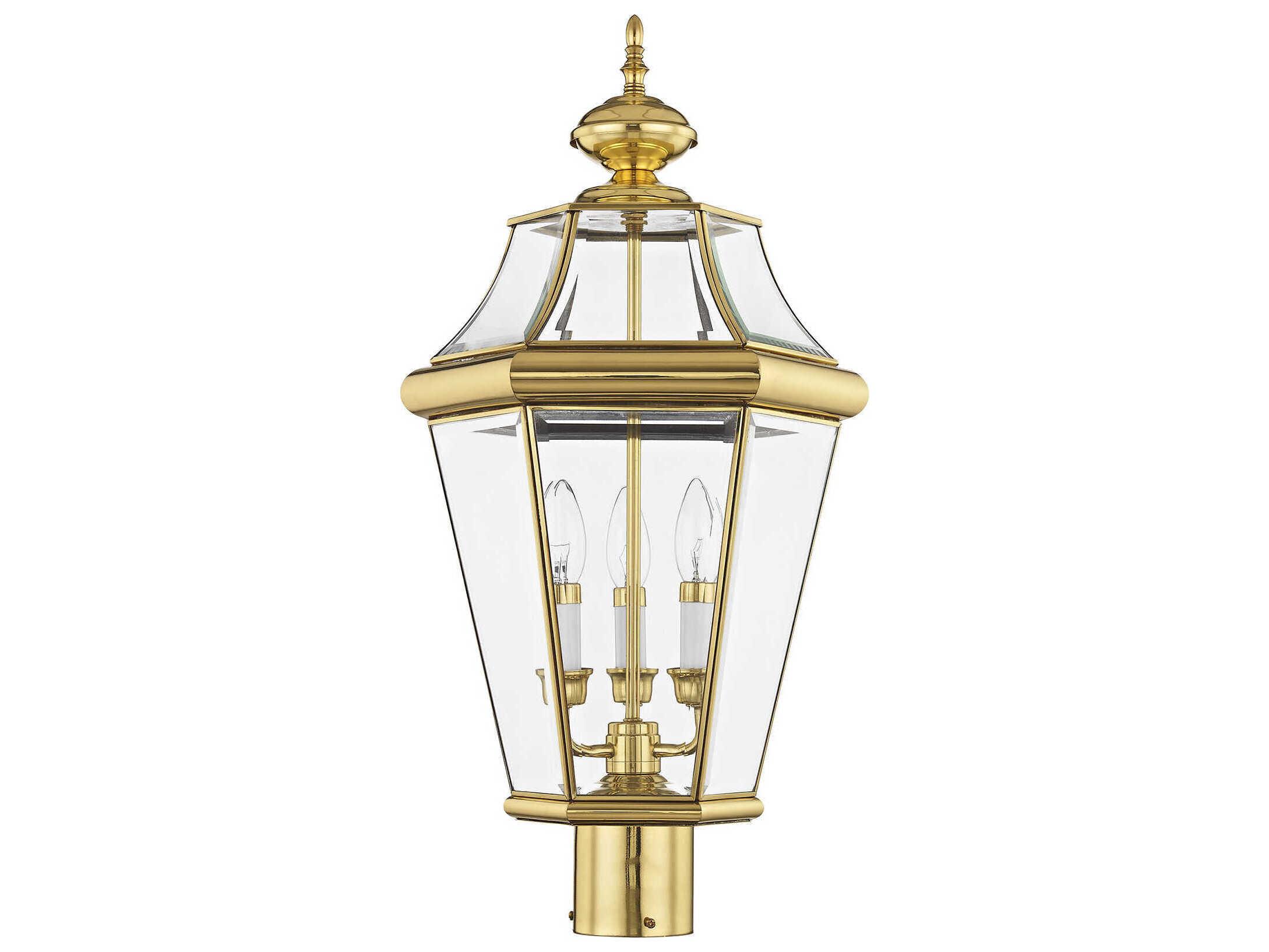 Livex Lighting Georgetown 3 - Light Outdoor Post Light
