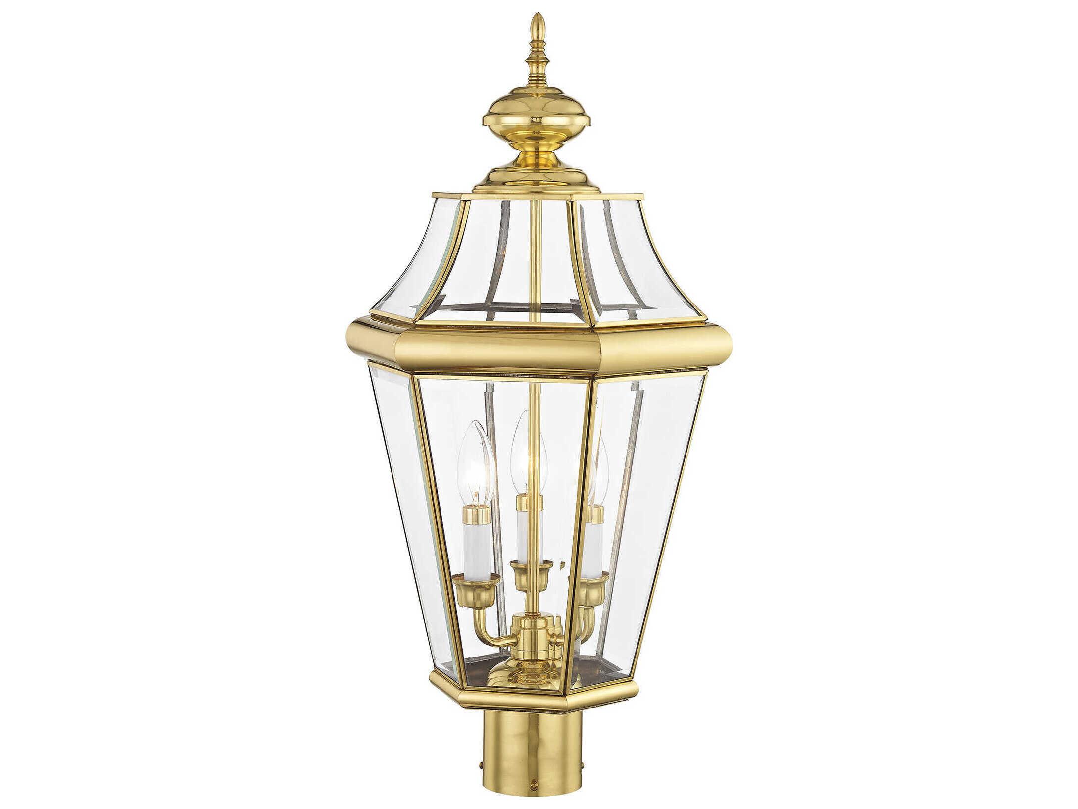 Livex Lighting Georgetown 3 - Light Outdoor Post Light