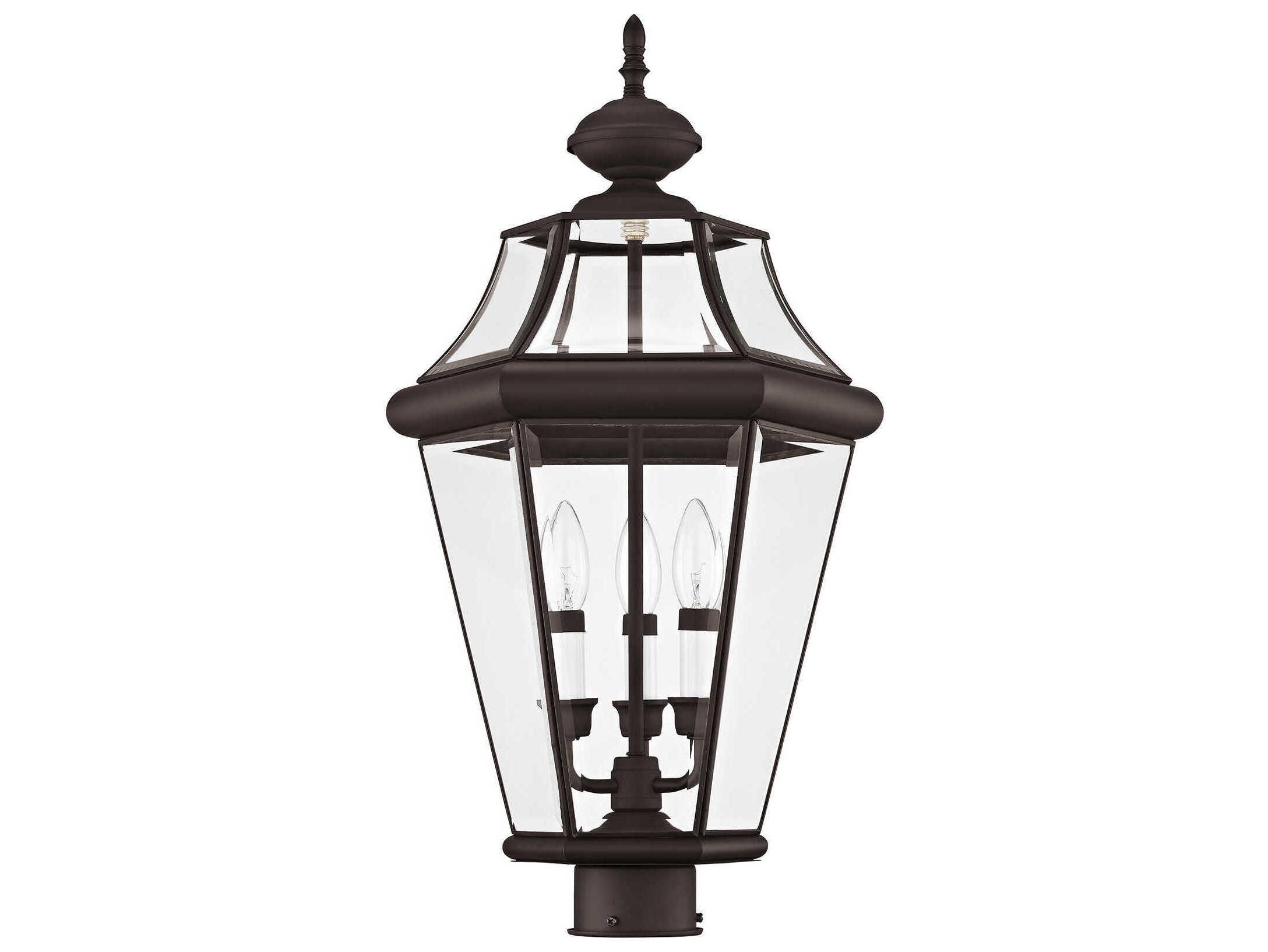 Livex Lighting Georgetown 3 - Light Outdoor Post Light