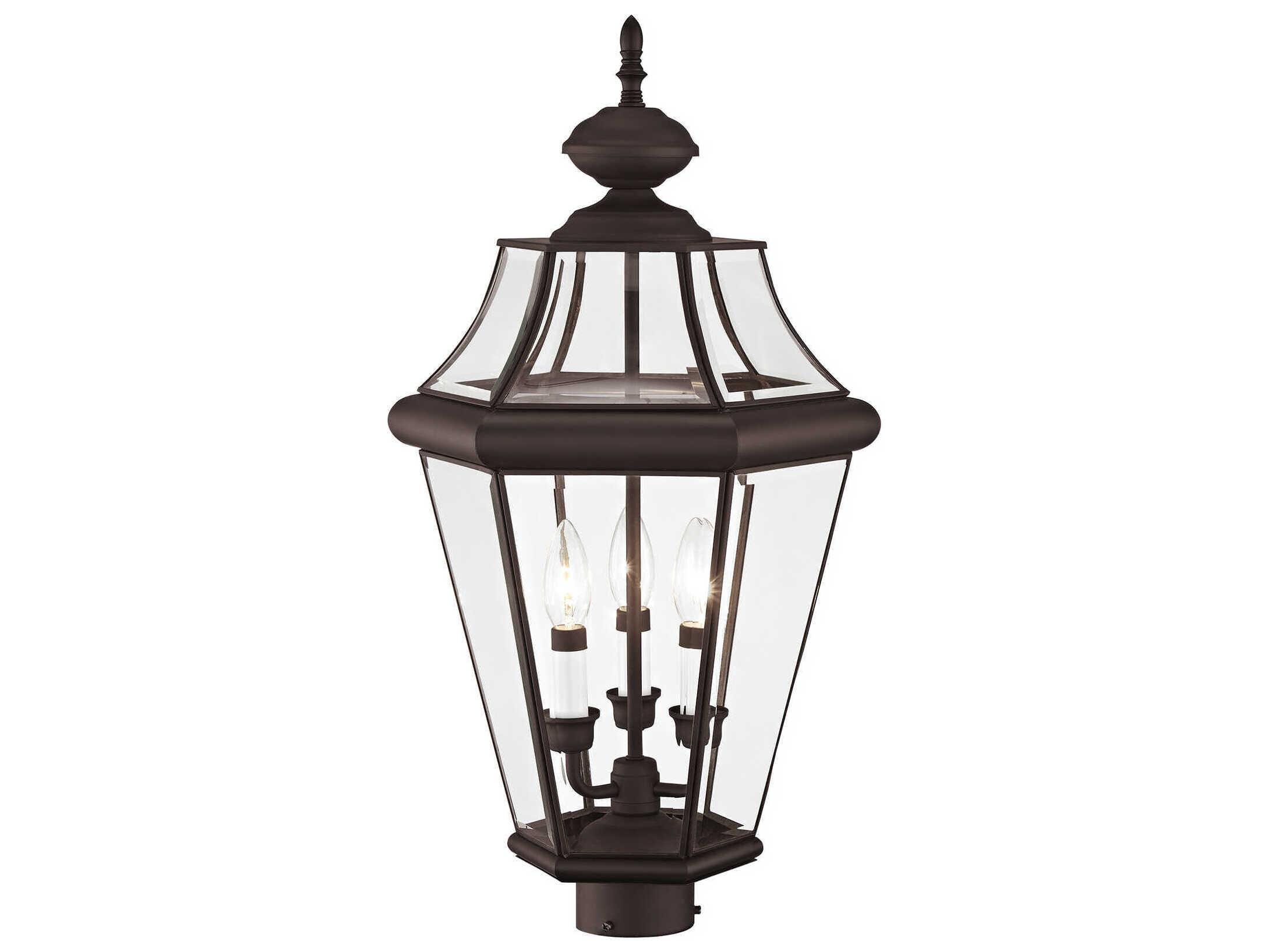 Livex Lighting Georgetown 3 - Light Outdoor Post Light