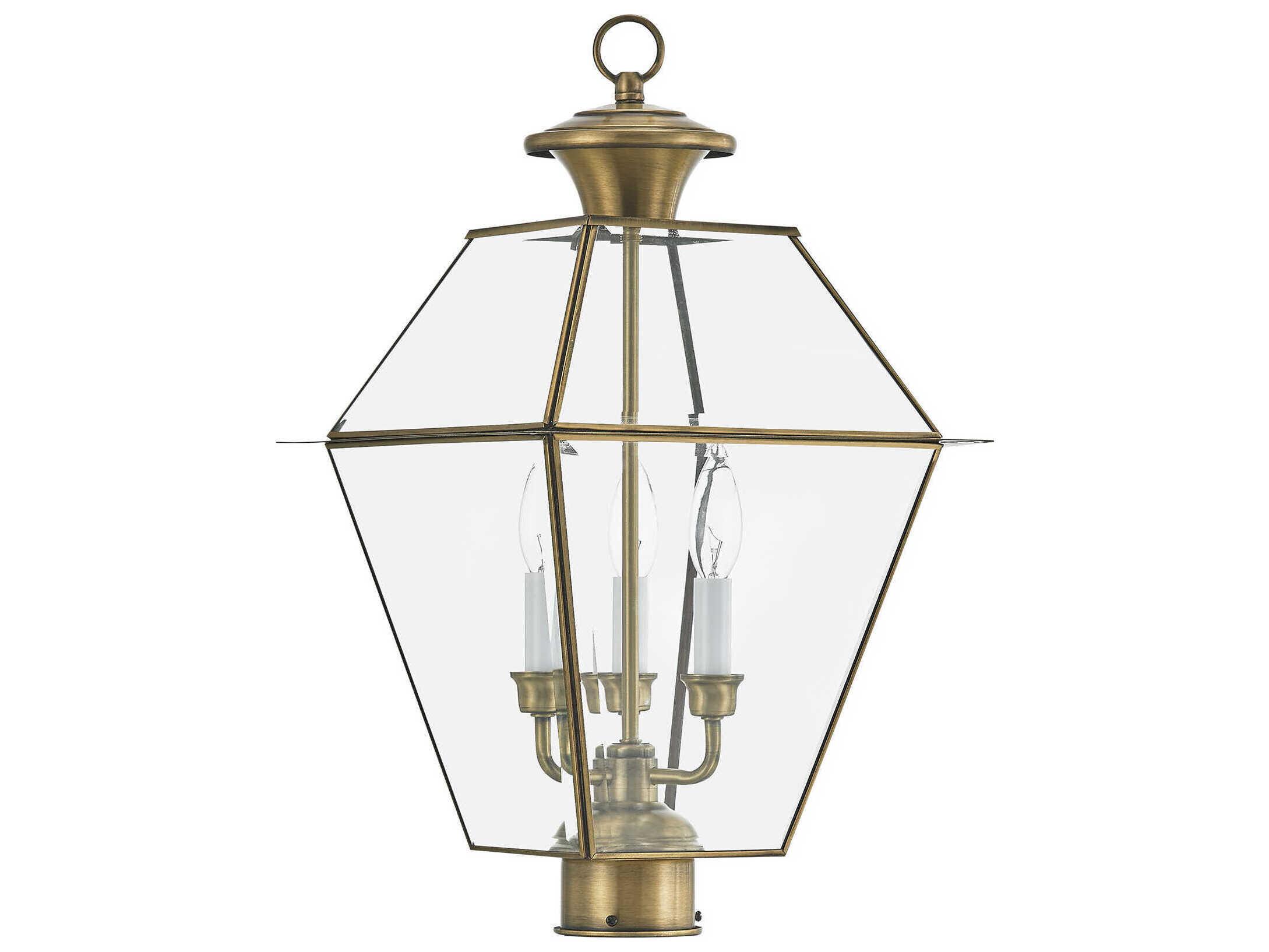 Livex Lighting Westover 3 - Light Outdoor Post Light
