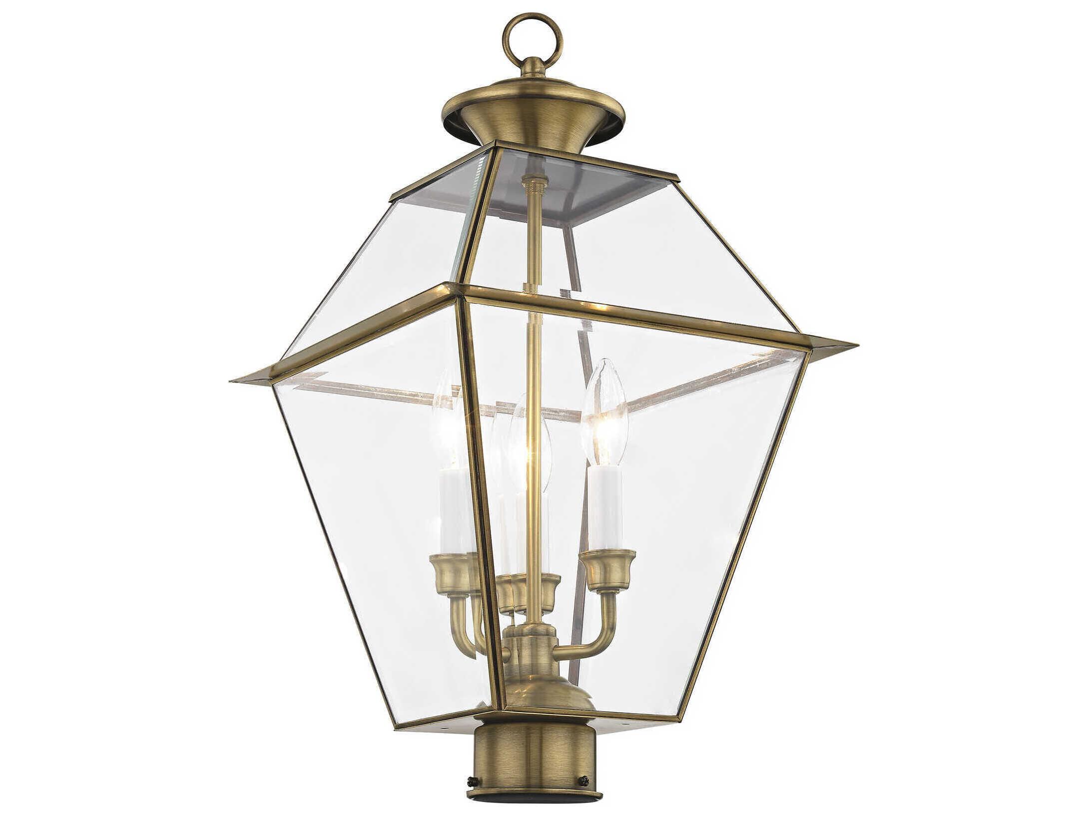 Livex Lighting Westover 3 - Light Outdoor Post Light