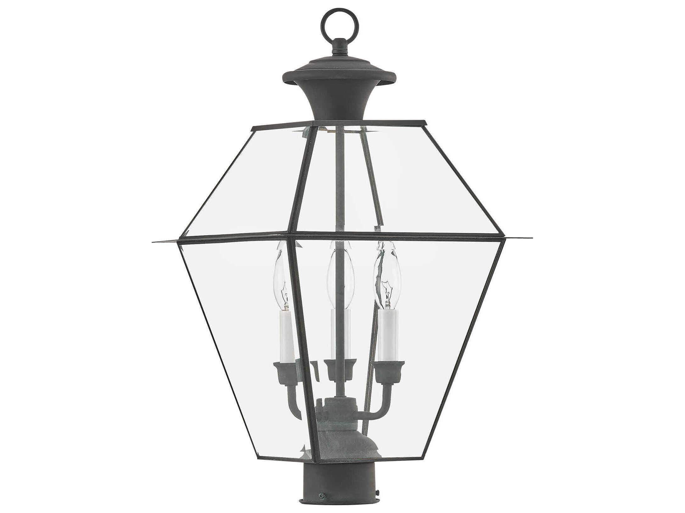 Livex Lighting Westover 3 - Light Outdoor Post Light