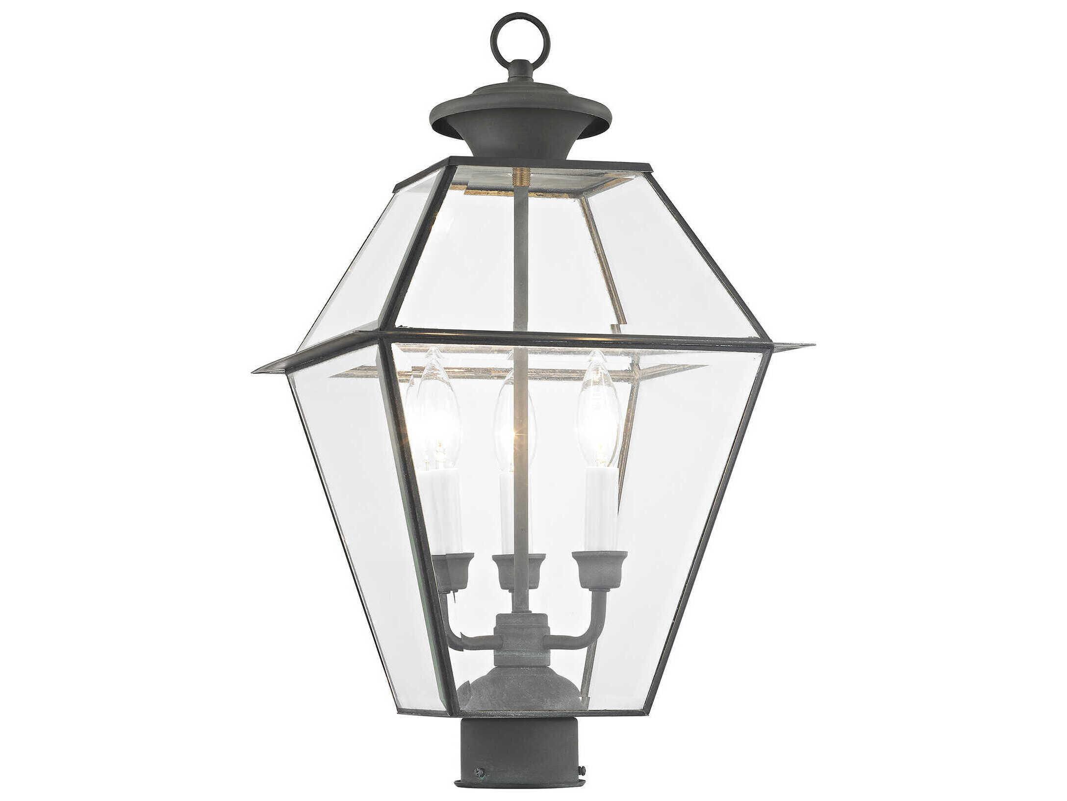Livex Lighting Westover 3 - Light Outdoor Post Light