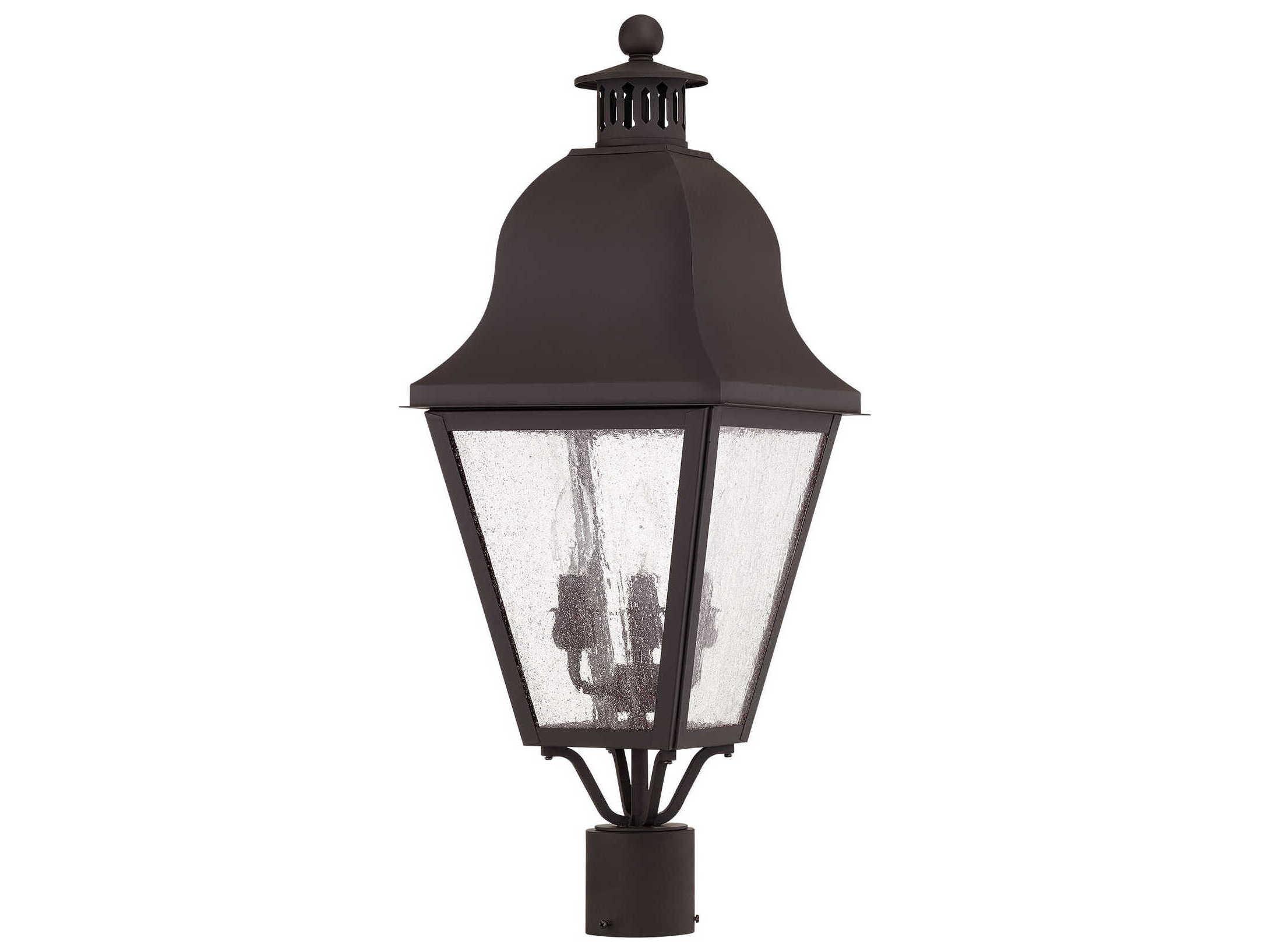 Livex Lighting Amwell 3 - Light Outdoor Post Light