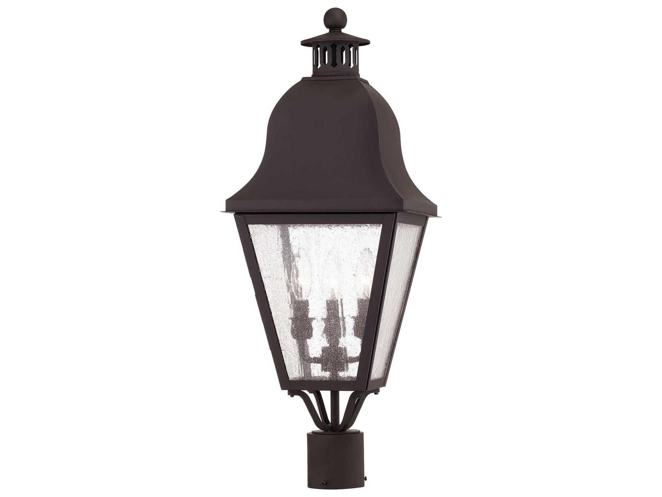 Livex Lighting Amwell 3 - Light Outdoor Post Light