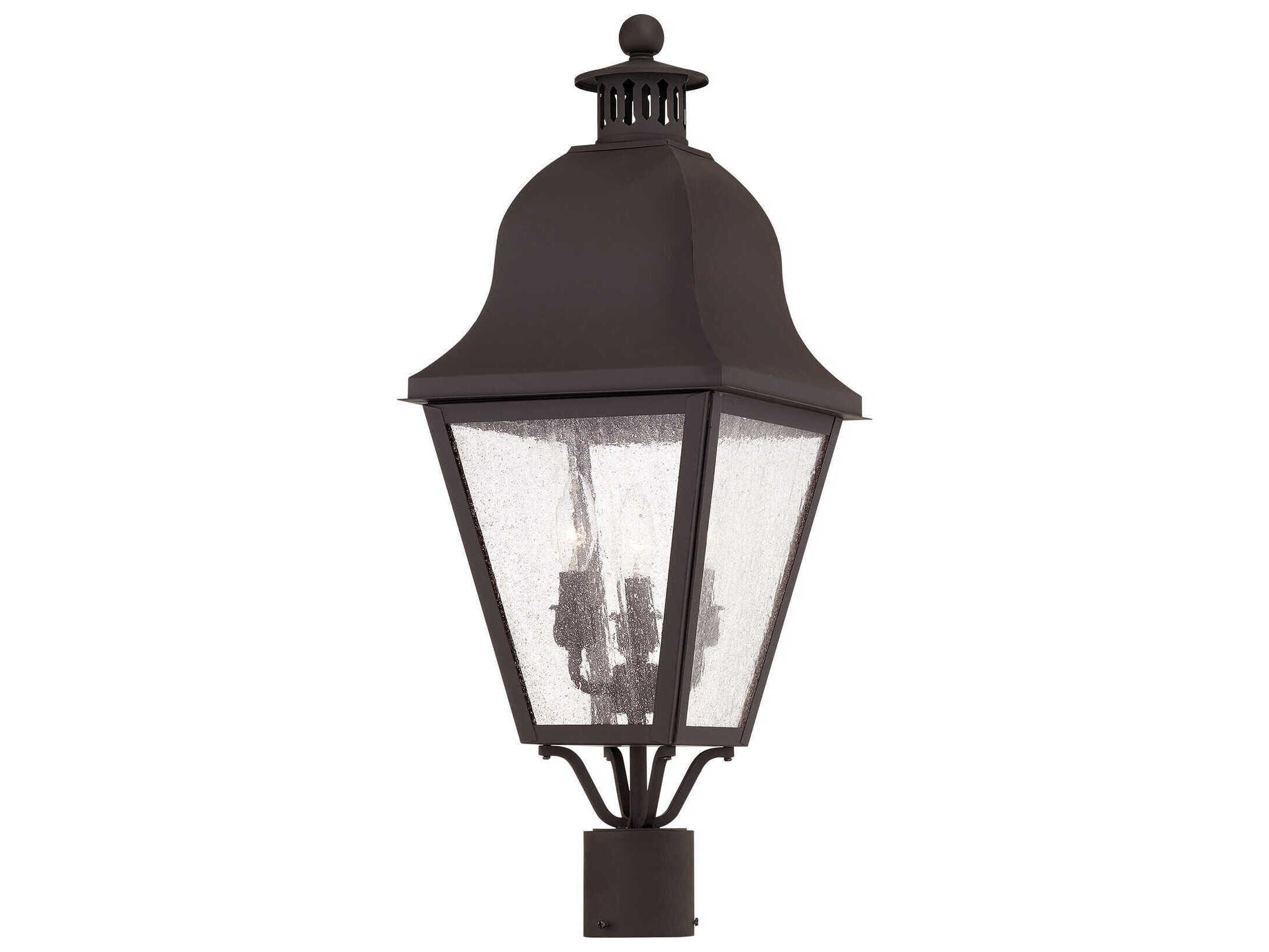 Livex Lighting Amwell 3 - Light Outdoor Post Light