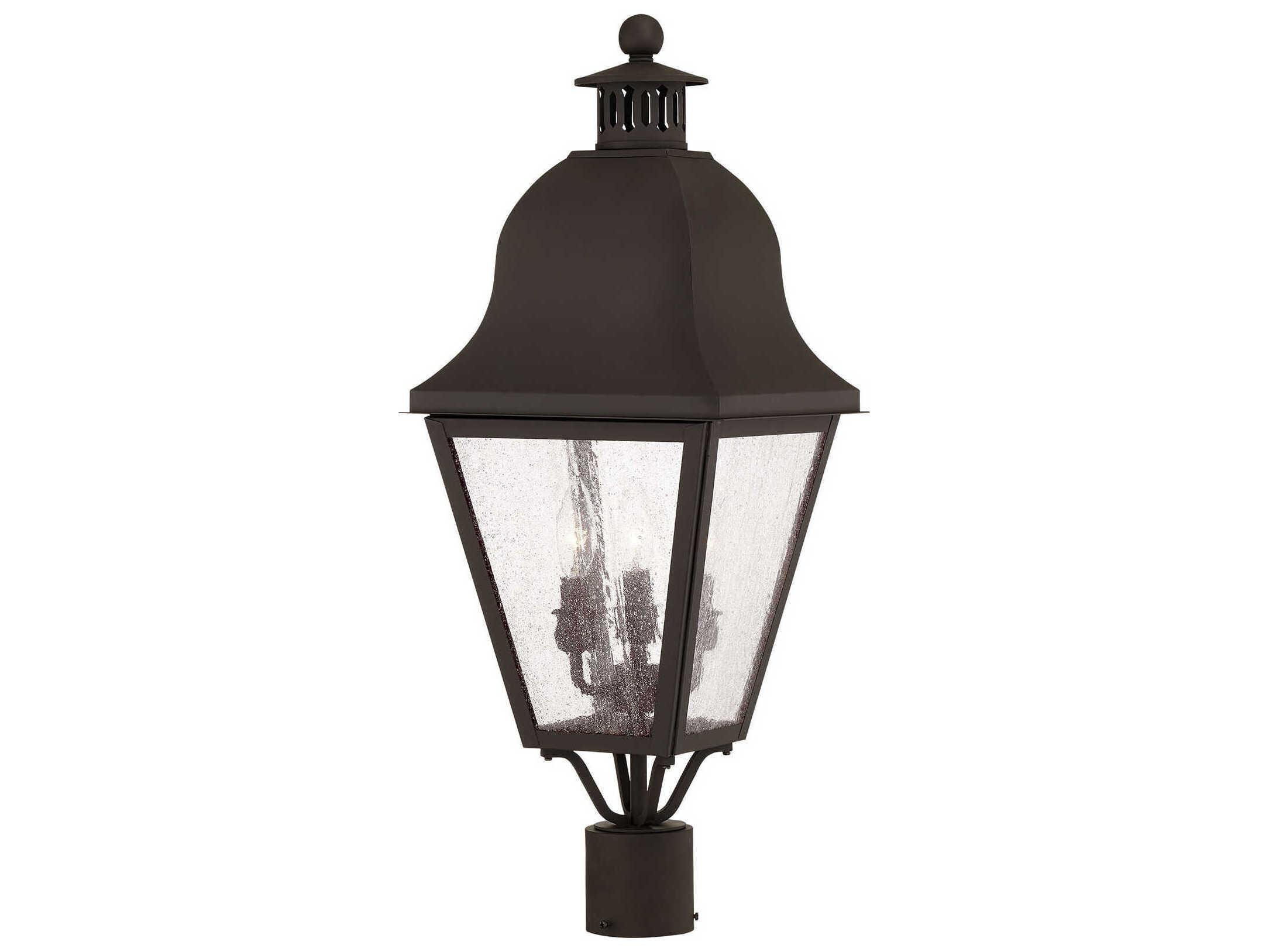 Livex Lighting Amwell 3 - Light Outdoor Post Light