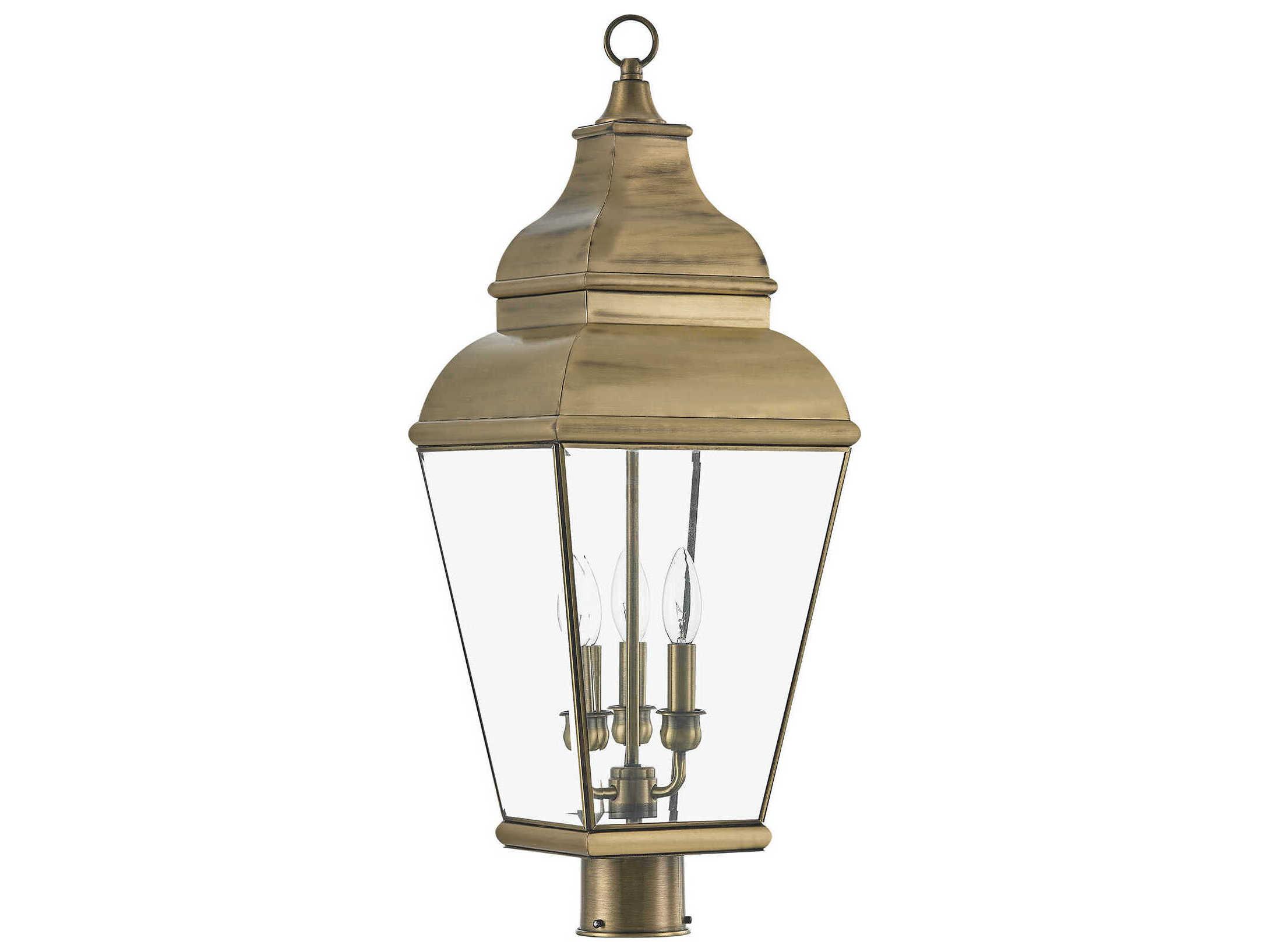 Livex Lighting Exeter 3 - Light Outdoor Post Light