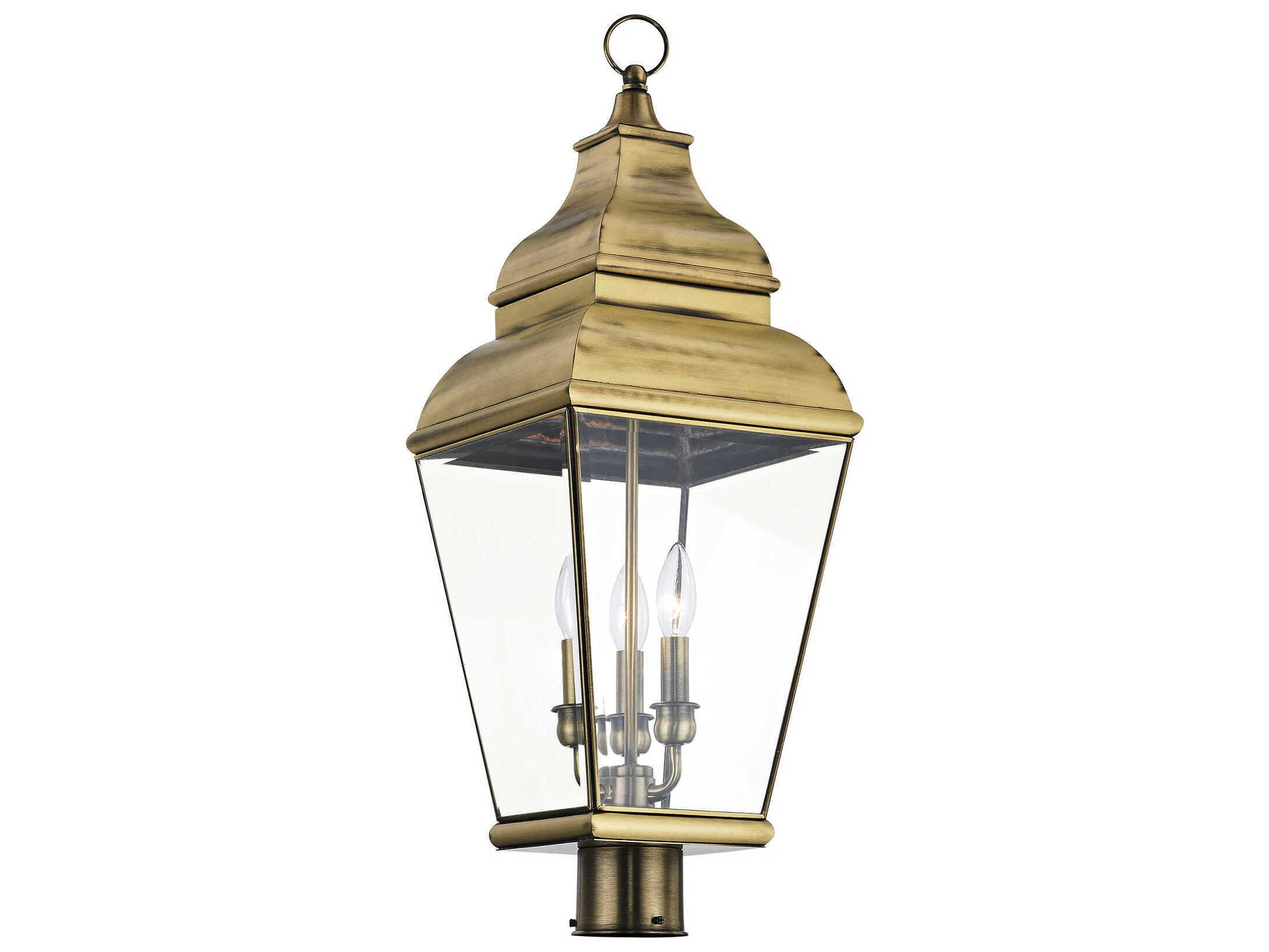 Livex Lighting Exeter 3 - Light Outdoor Post Light
