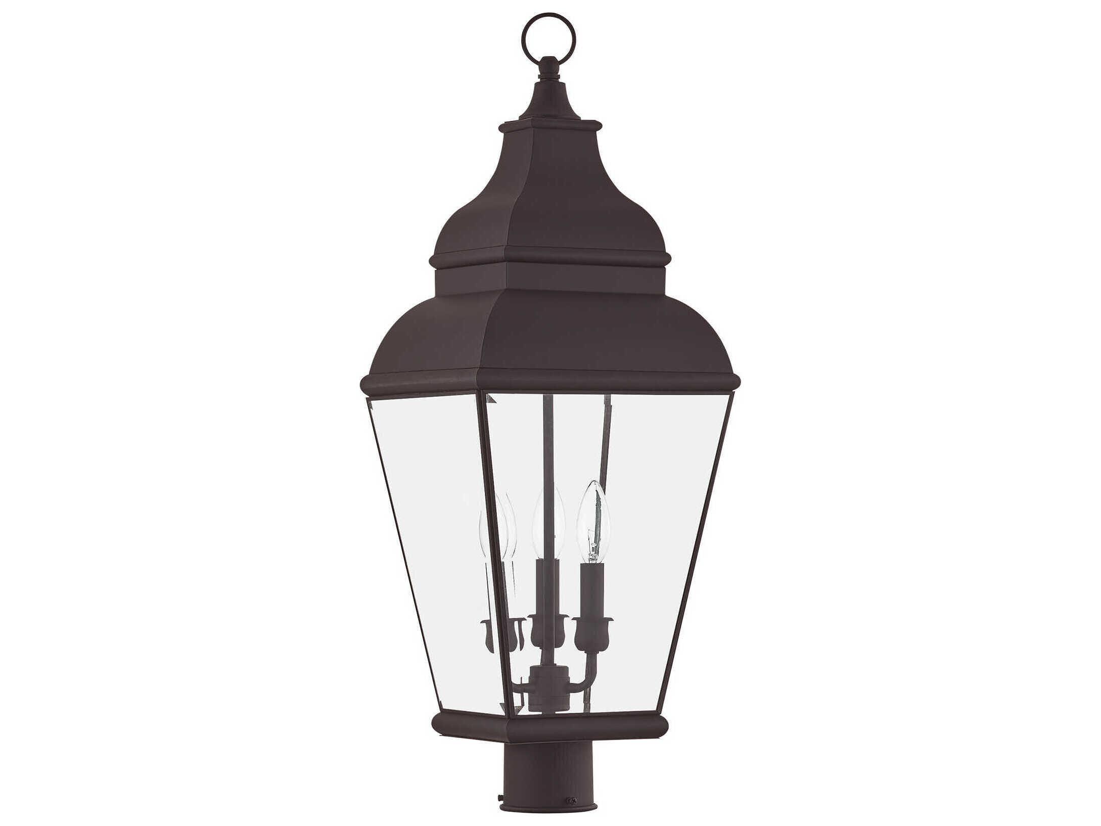 Livex Lighting Exeter 3 - Light Outdoor Post Light