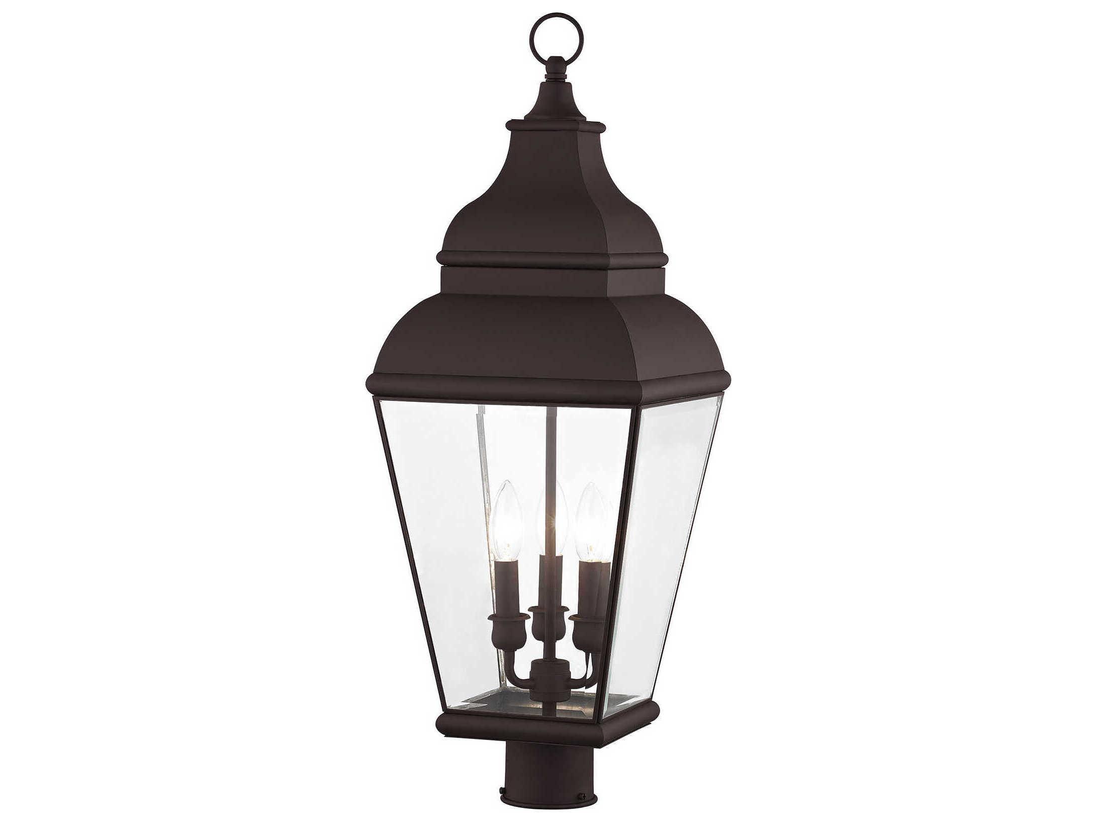 Livex Lighting Exeter 3 - Light Outdoor Post Light