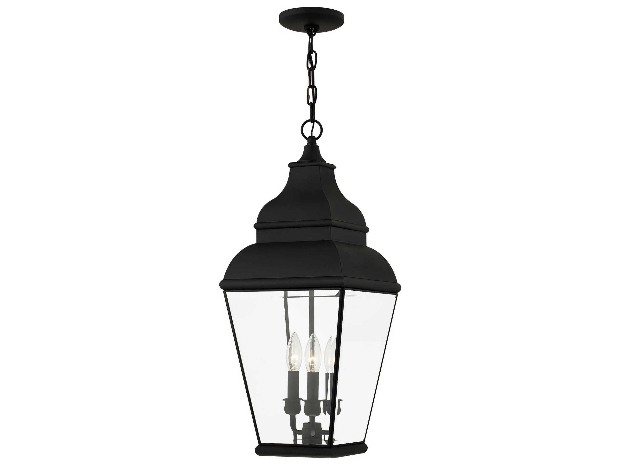 Livex Lighting Exeter 3 - Light Outdoor Hanging Light