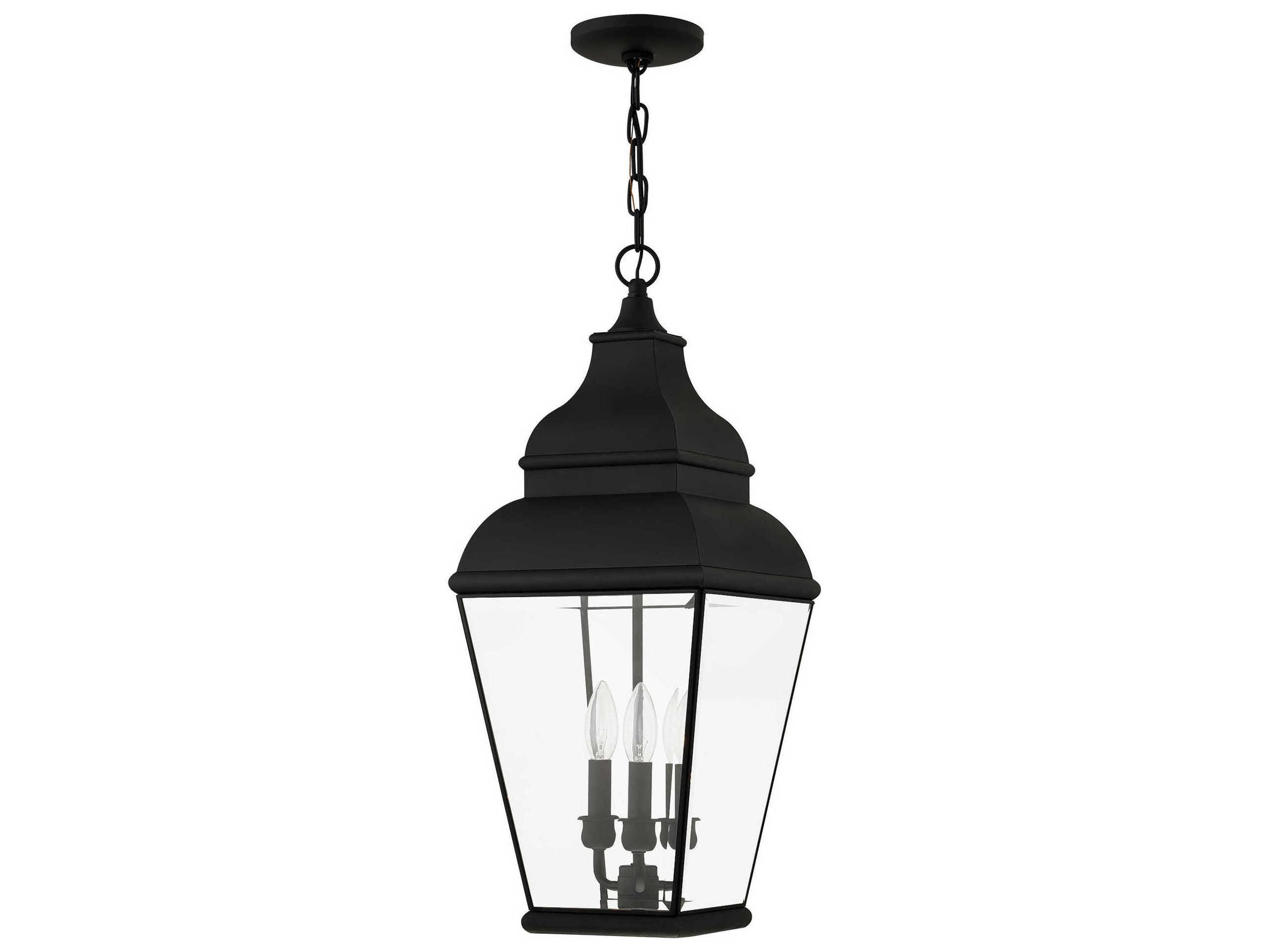 Livex Lighting Exeter 3 - Light Outdoor Hanging Light