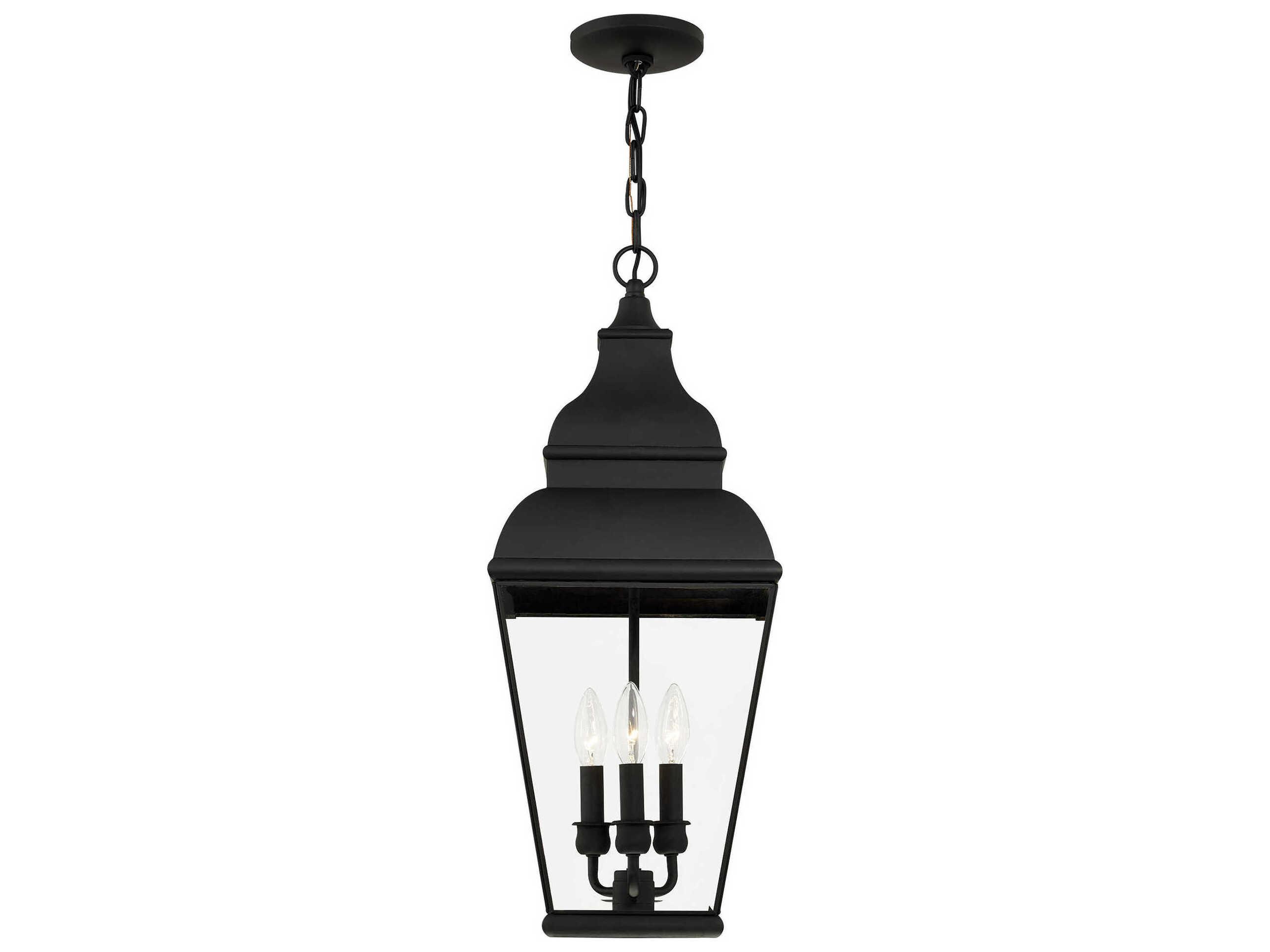 Livex Lighting Exeter 3 - Light Outdoor Hanging Light