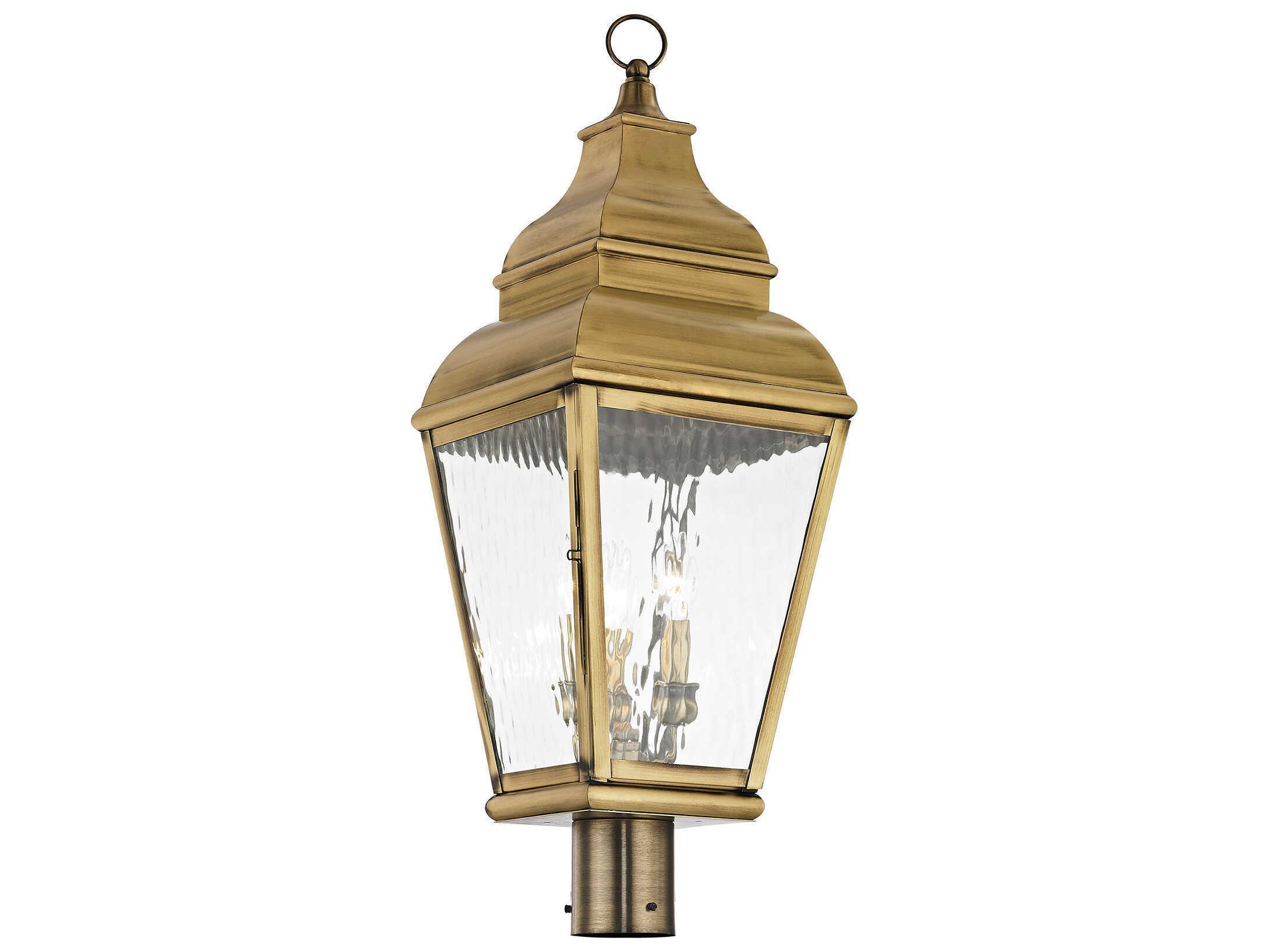 Livex Lighting Exeter 3 - Light Outdoor Post Light