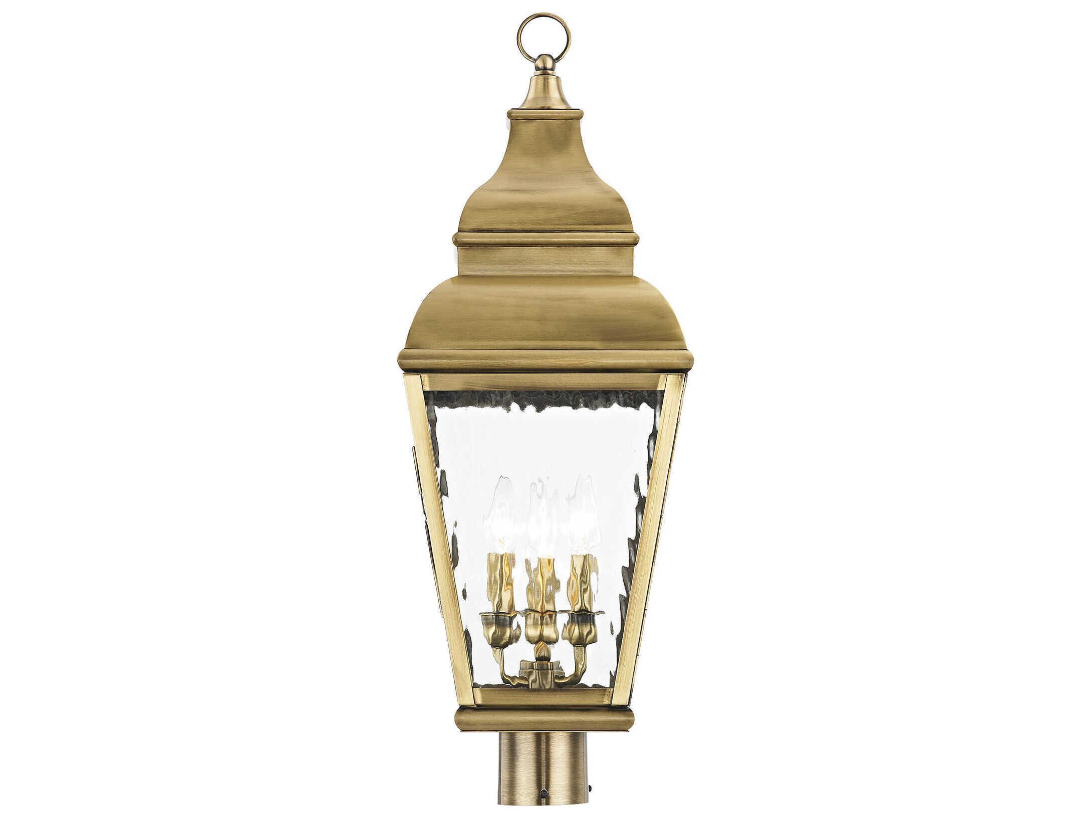 Livex Lighting Exeter 3 - Light Outdoor Post Light