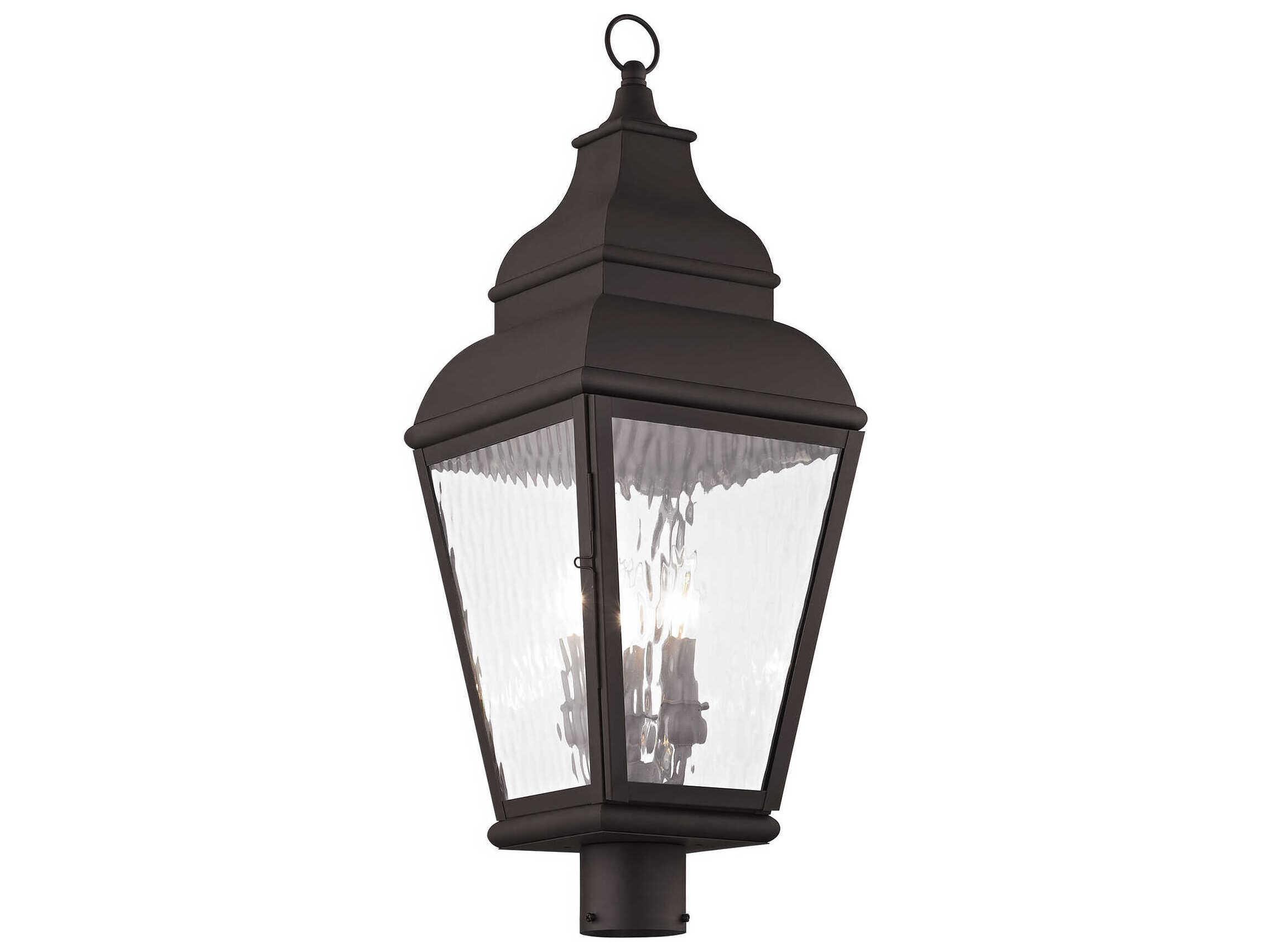 Livex Lighting Exeter 3 - Light Outdoor Post Light