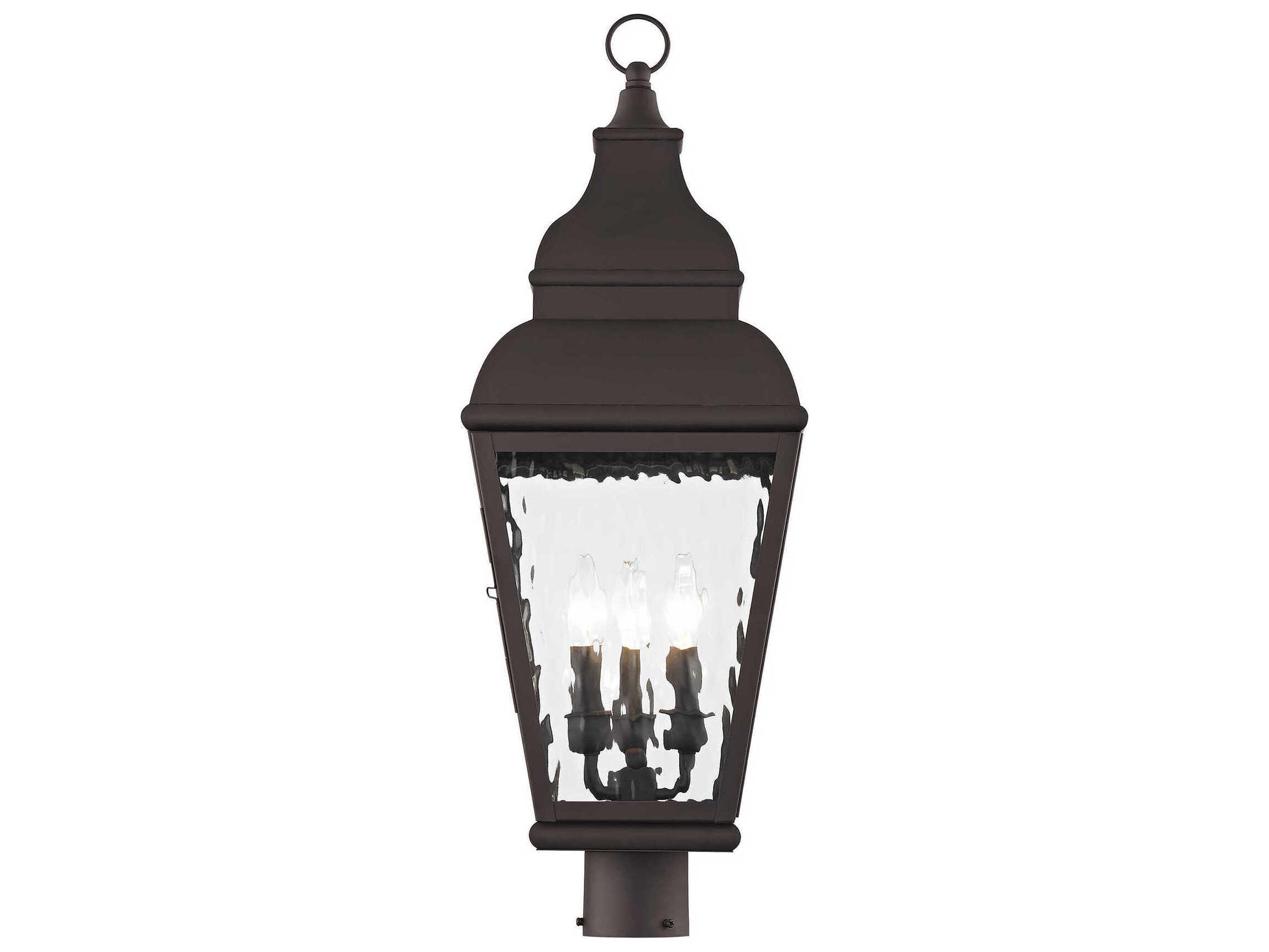 Livex Lighting Exeter 3 - Light Outdoor Post Light