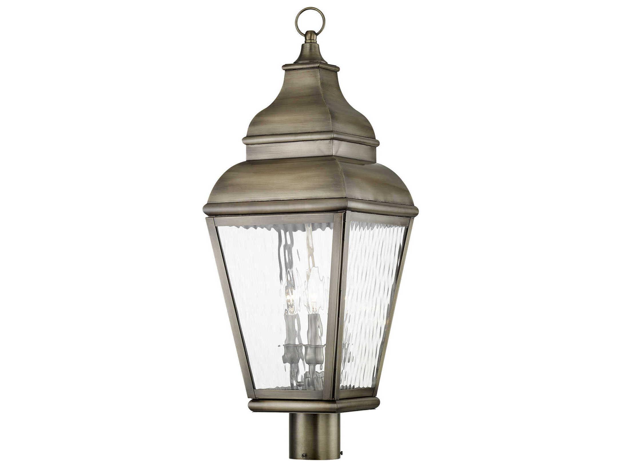 Livex Lighting Exeter 3 - Light Outdoor Post Light