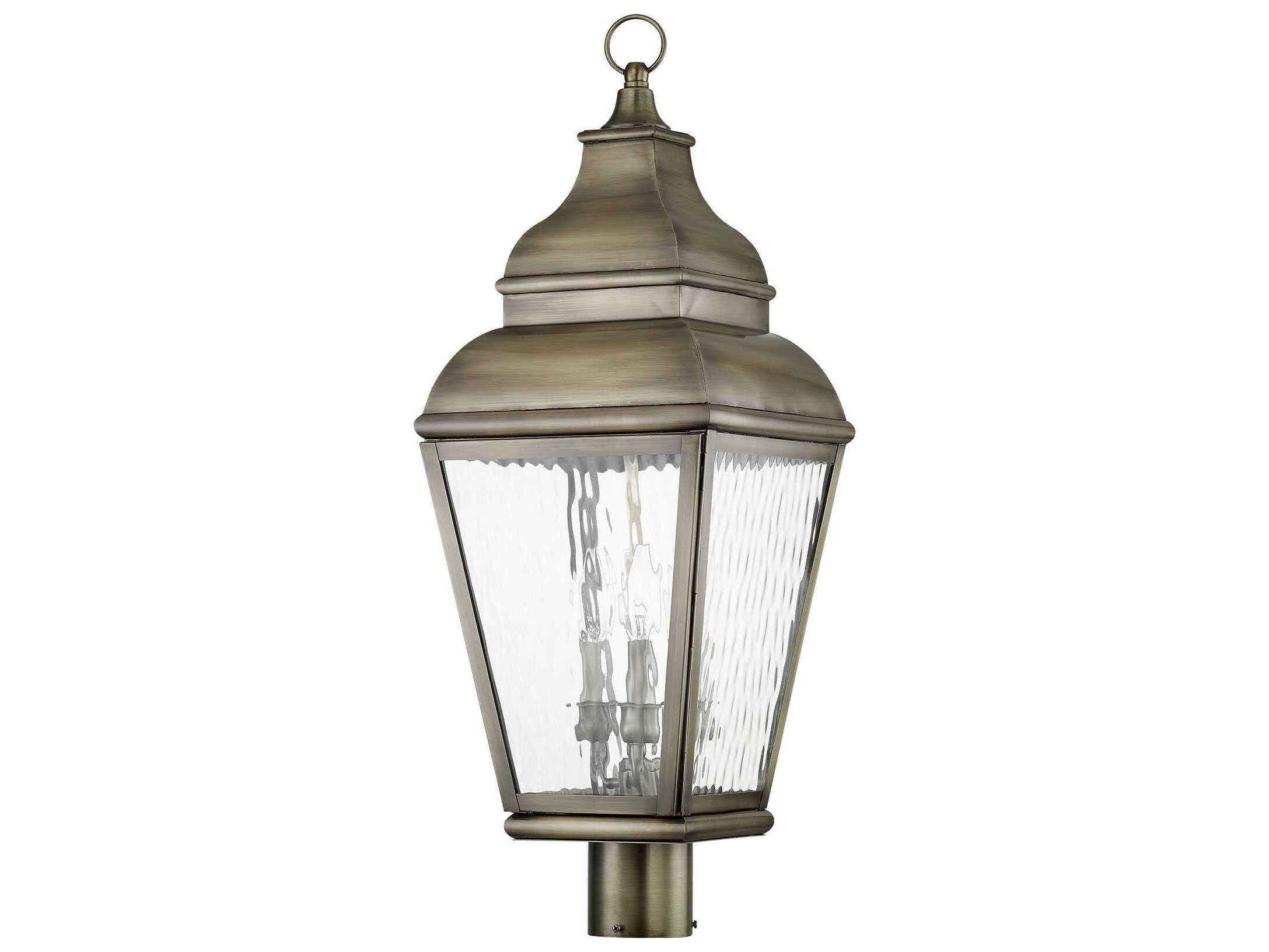 Livex Lighting Exeter 3 - Light Outdoor Post Light