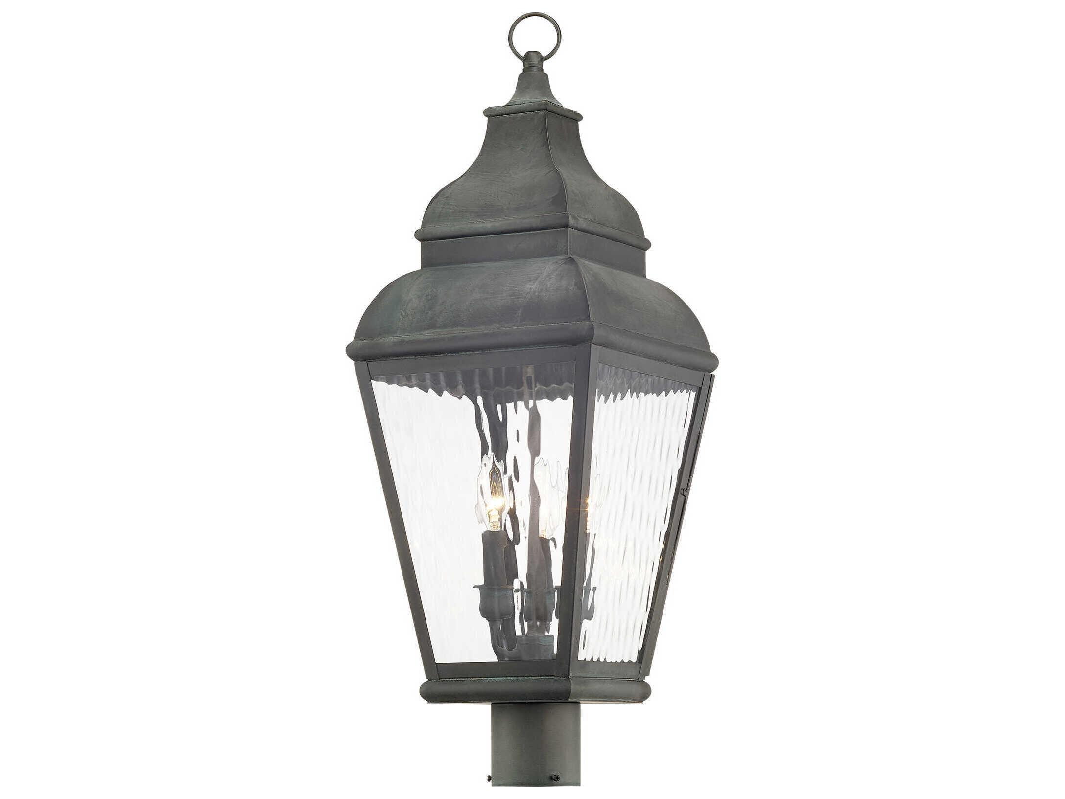 Livex Lighting Exeter 3 - Light Outdoor Post Light