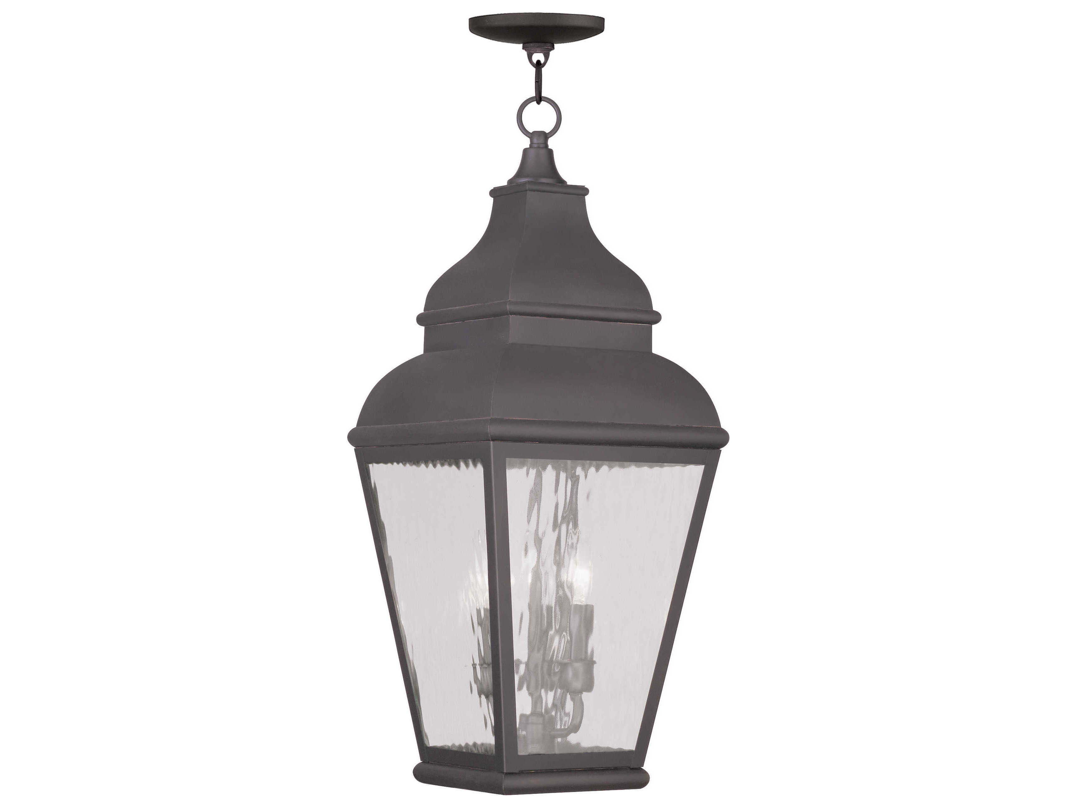 Livex Lighting Exeter 3-Light Outdoor Hanging Light