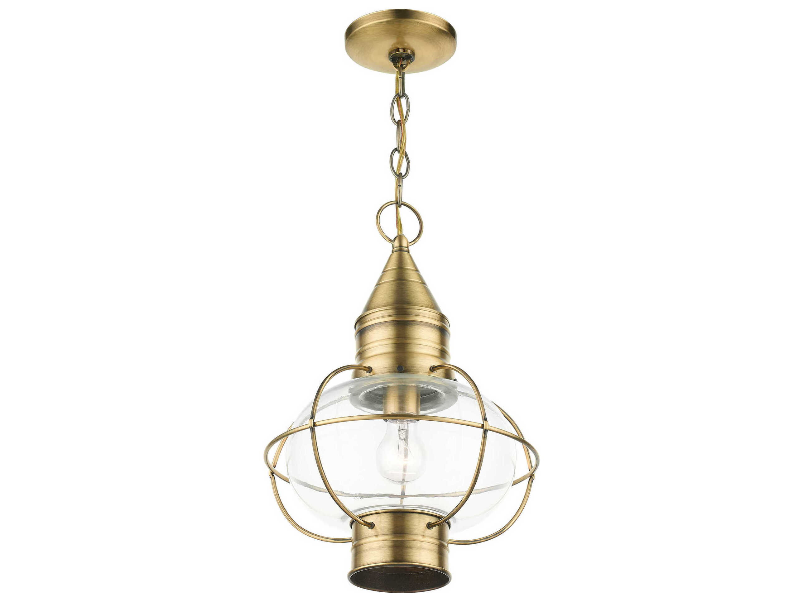Livex Lighting Newburyport 1 - Light Outdoor Hanging Light