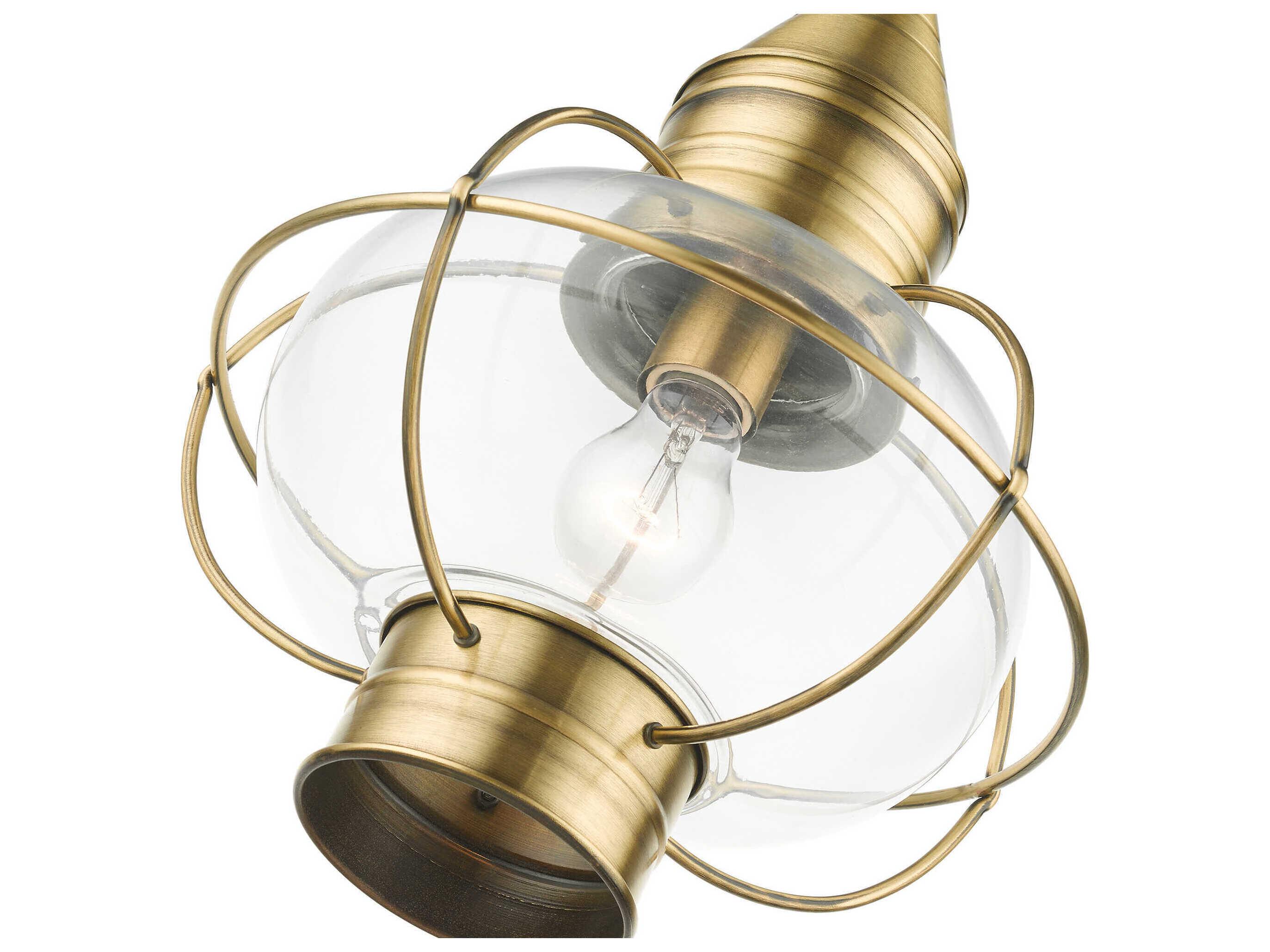 Livex Lighting Newburyport 1 - Light Outdoor Hanging Light