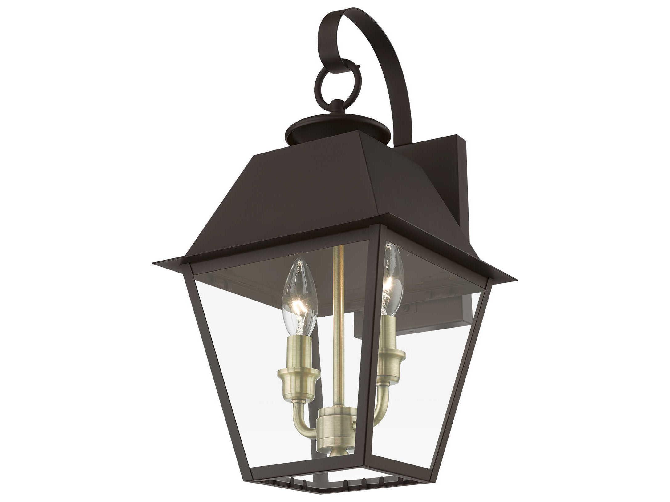 Livex Lighting Wentworth Finish Cluster 2 - Light Outdoor Wall Light