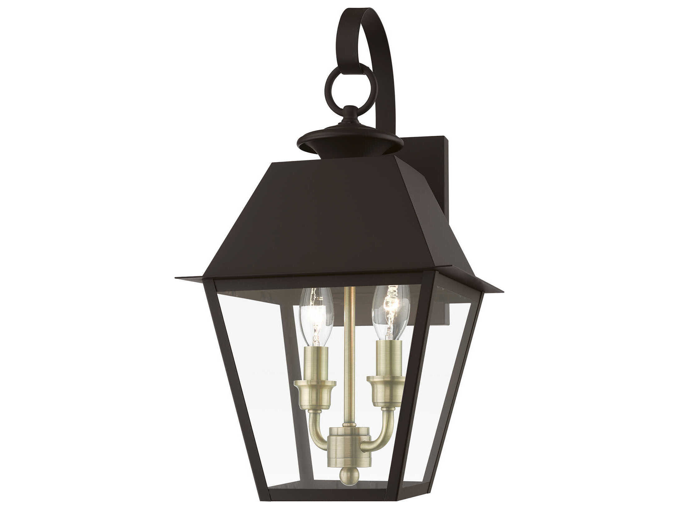 Livex Lighting Wentworth Finish Cluster 2 - Light Outdoor Wall Light