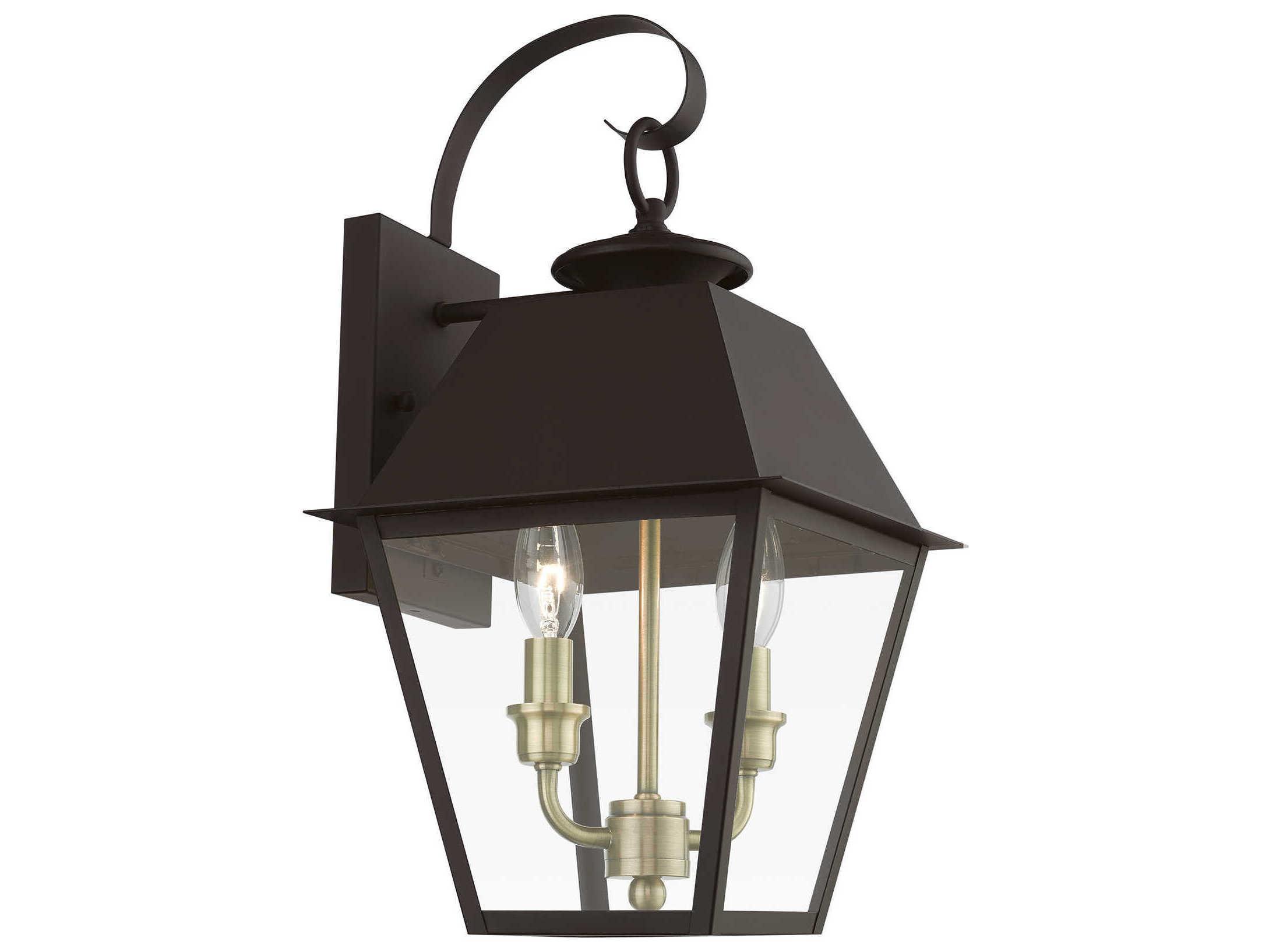 Livex Lighting Wentworth Finish Cluster 2 - Light Outdoor Wall Light