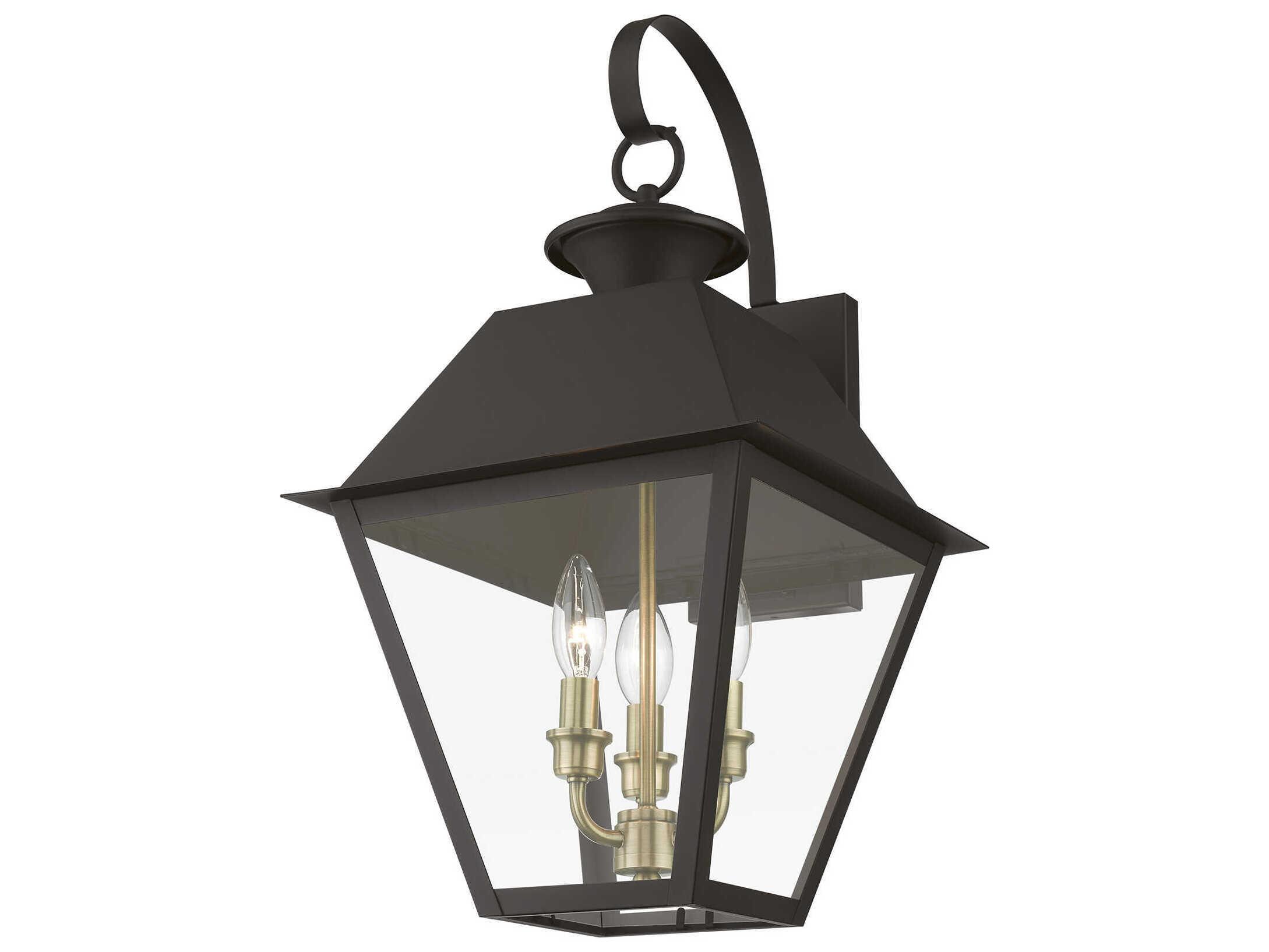 Livex Lighting Wentworth Finish Cluster 3 - Light Outdoor Wall Light